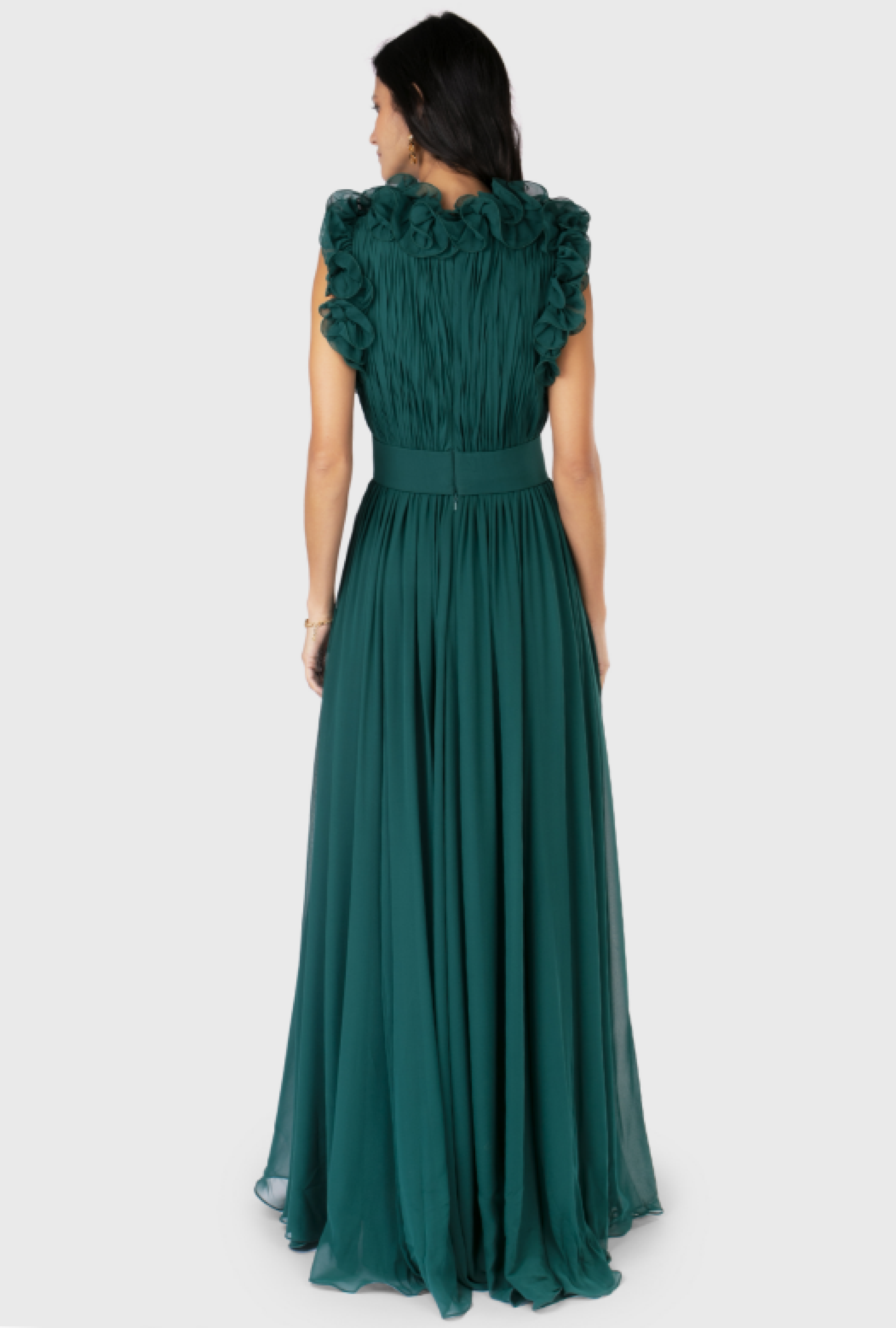 Robe Green silk