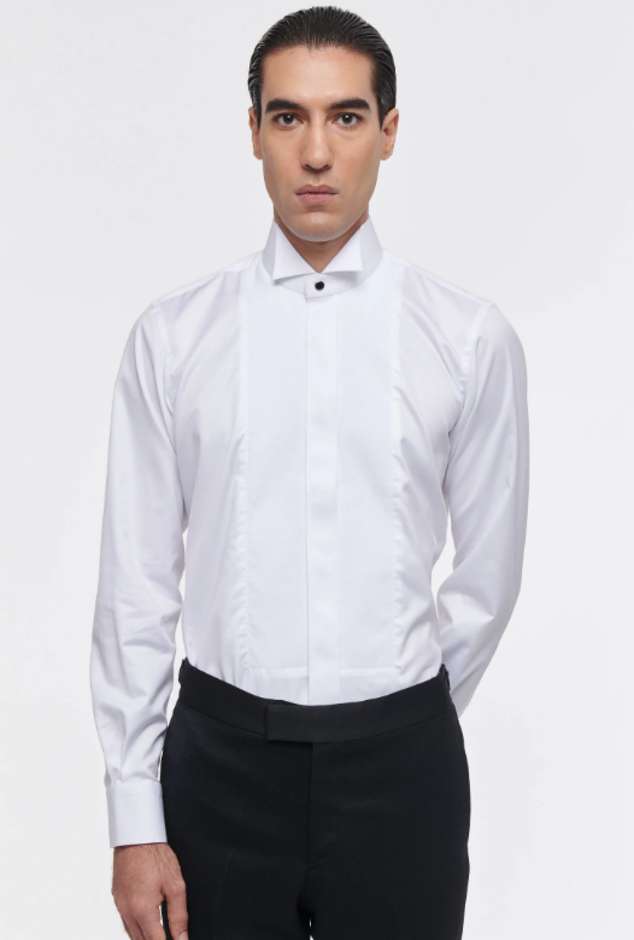 Chemise Smoking avec Plastron