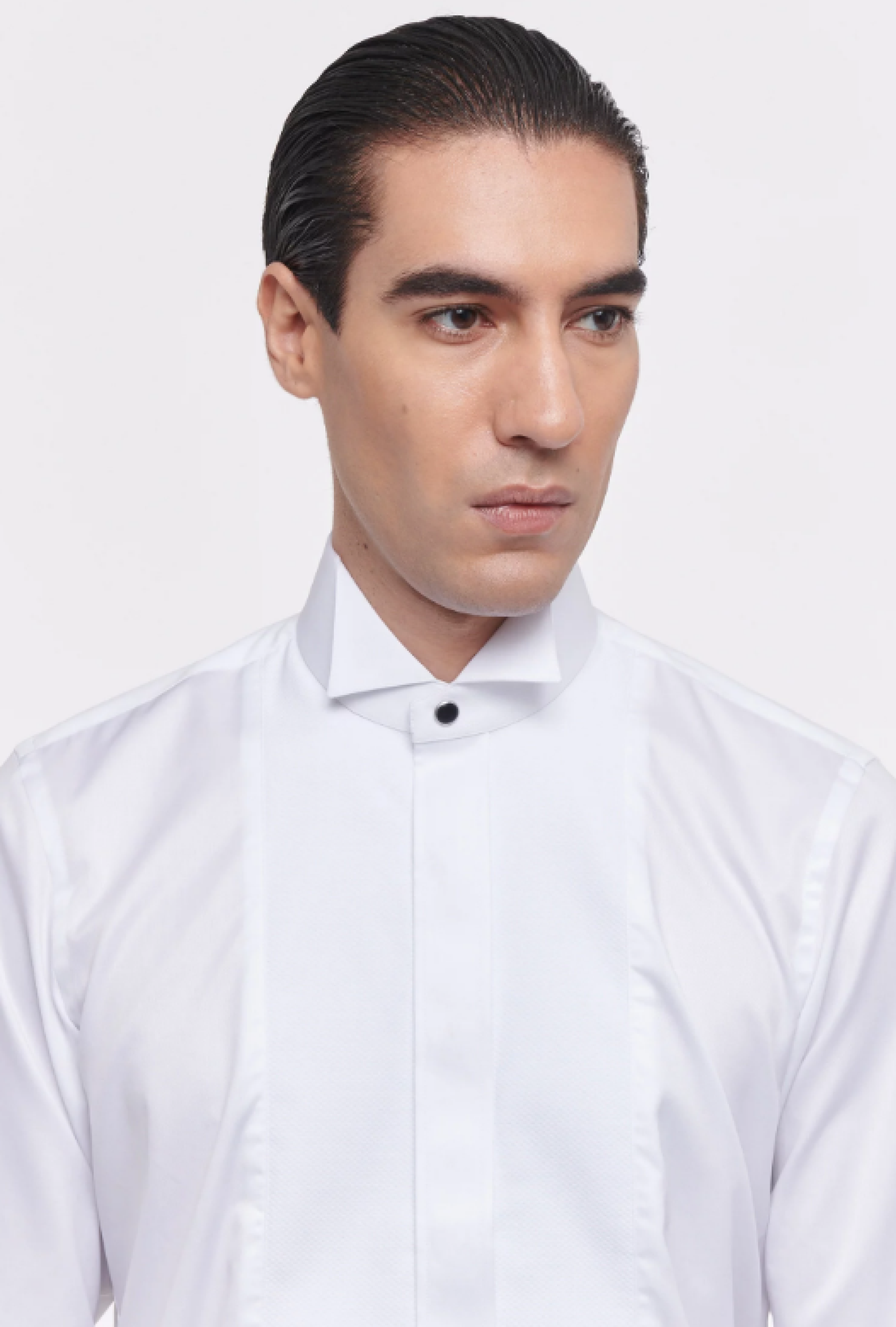 Chemise Smoking avec Plastron