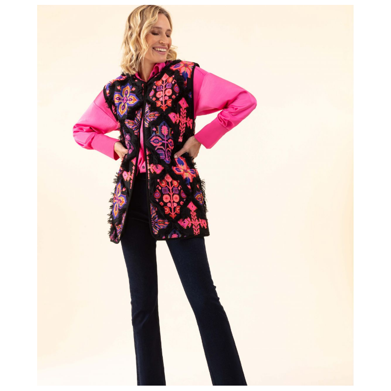 Gilet Bleu Blanc Rouge Romy