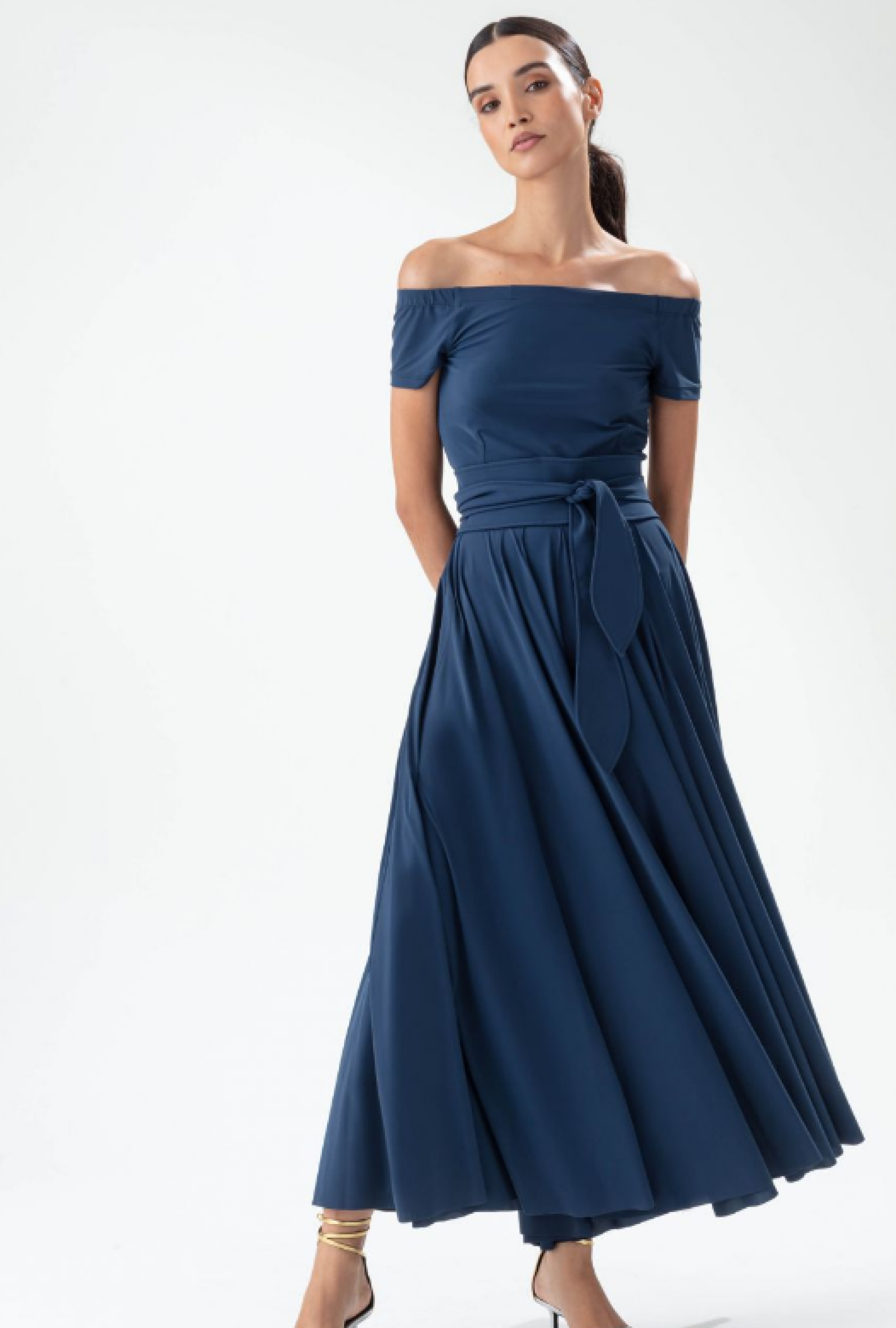 Robe Eugenia Navy-Exclusivité web