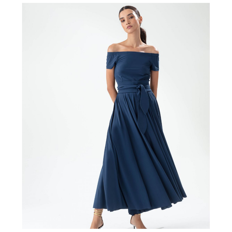 Robe Indies Eugenia Navy-Exclusivité web