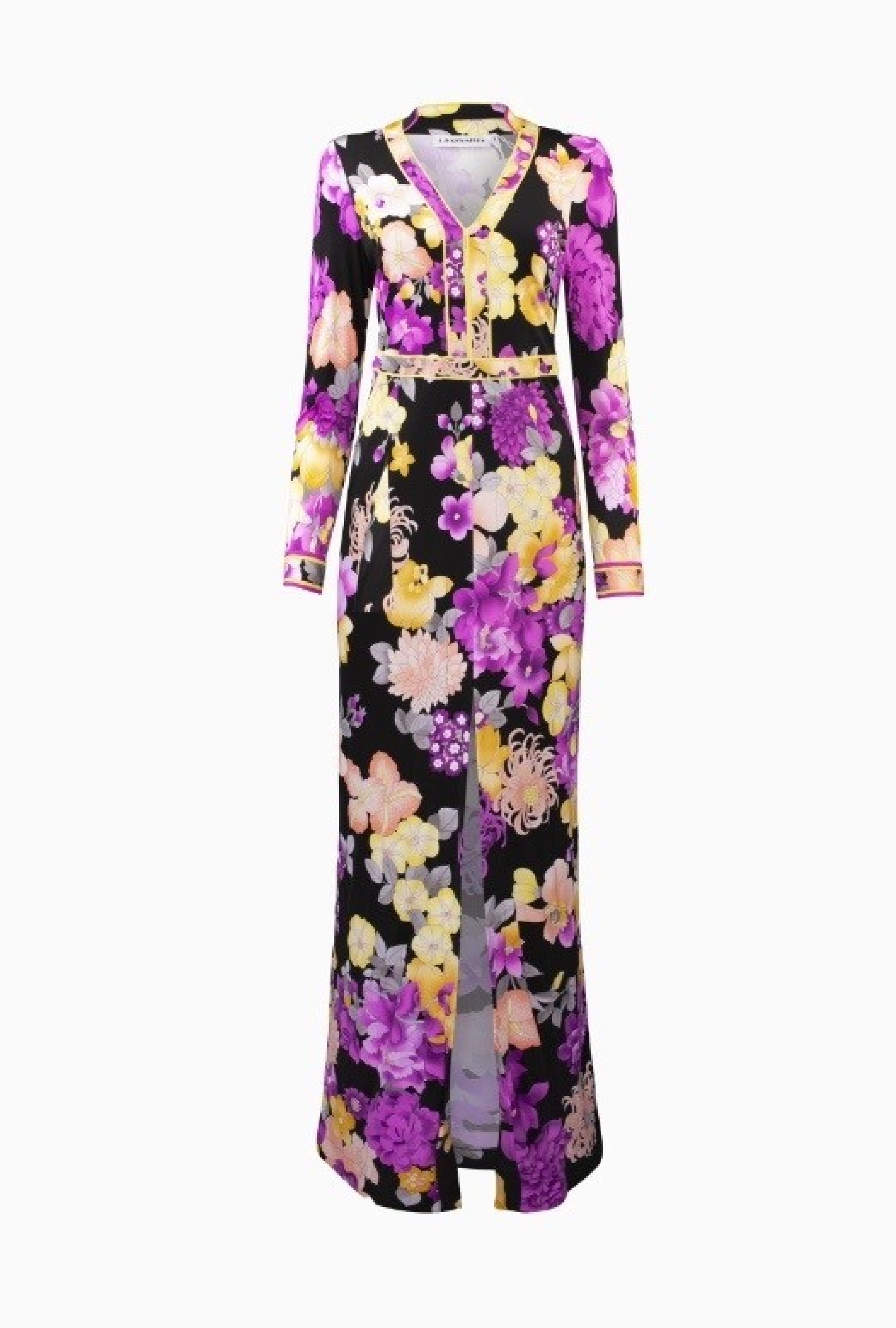 Robe Purple Print