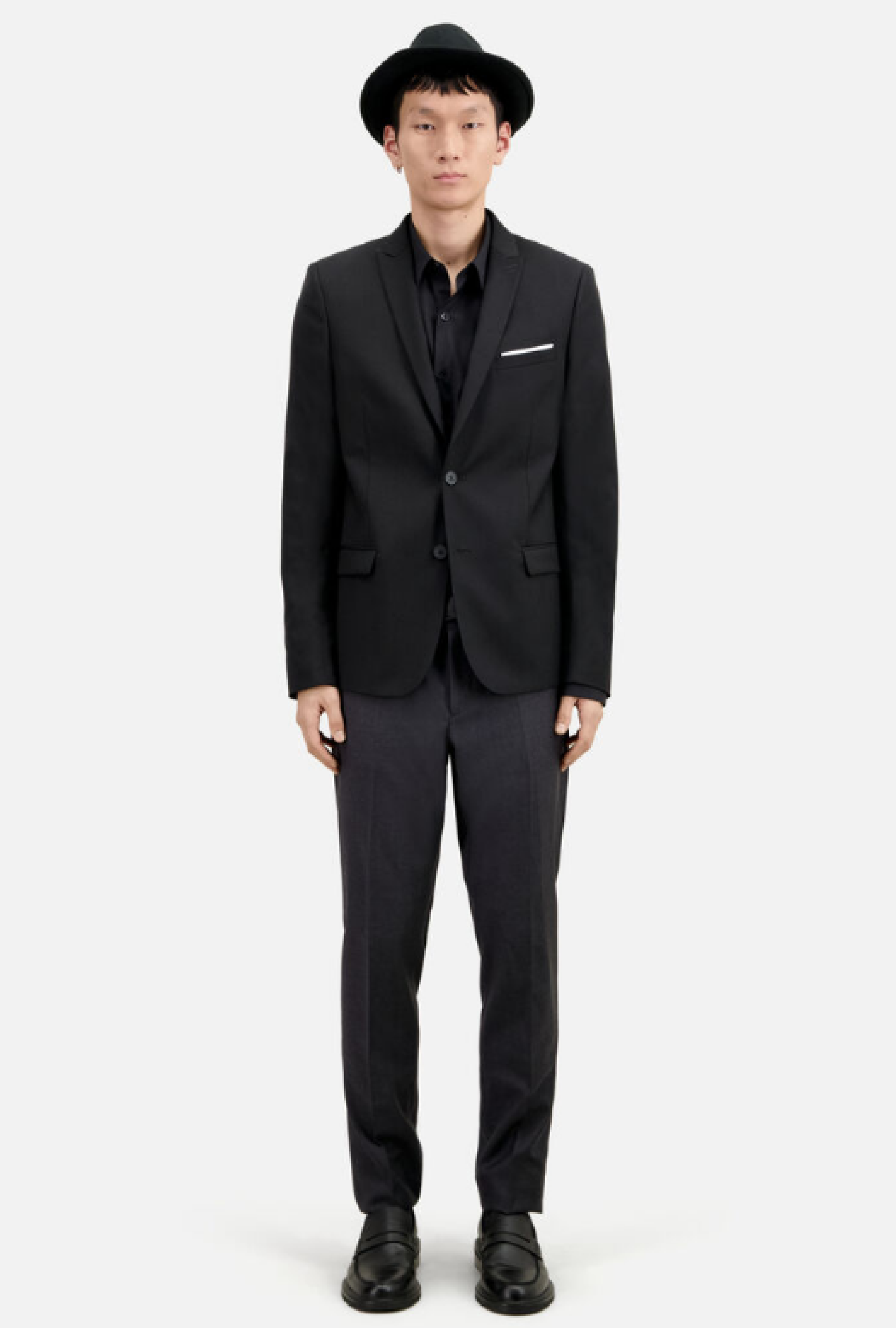 Costume Noire en Laine