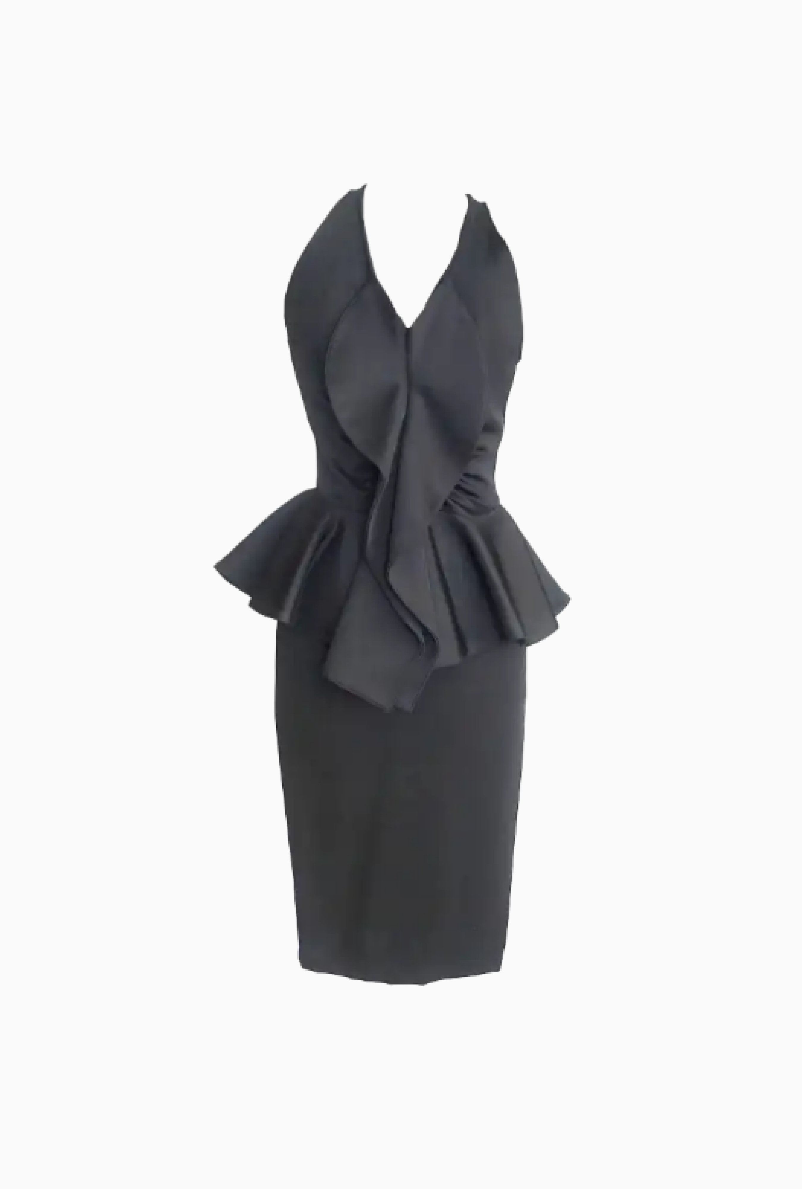Robe Peplum Ruffle