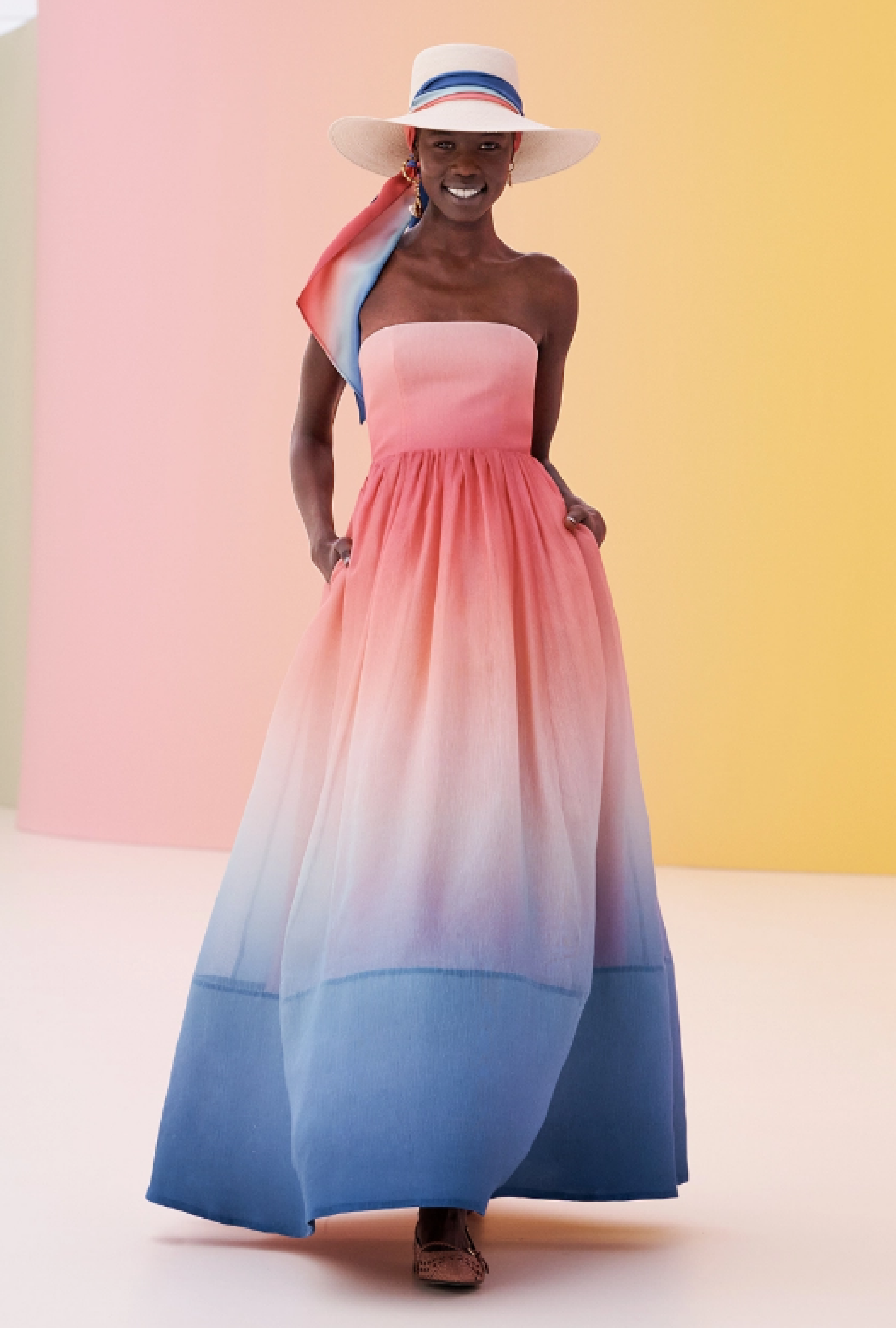 Robe Postcard Dégradé