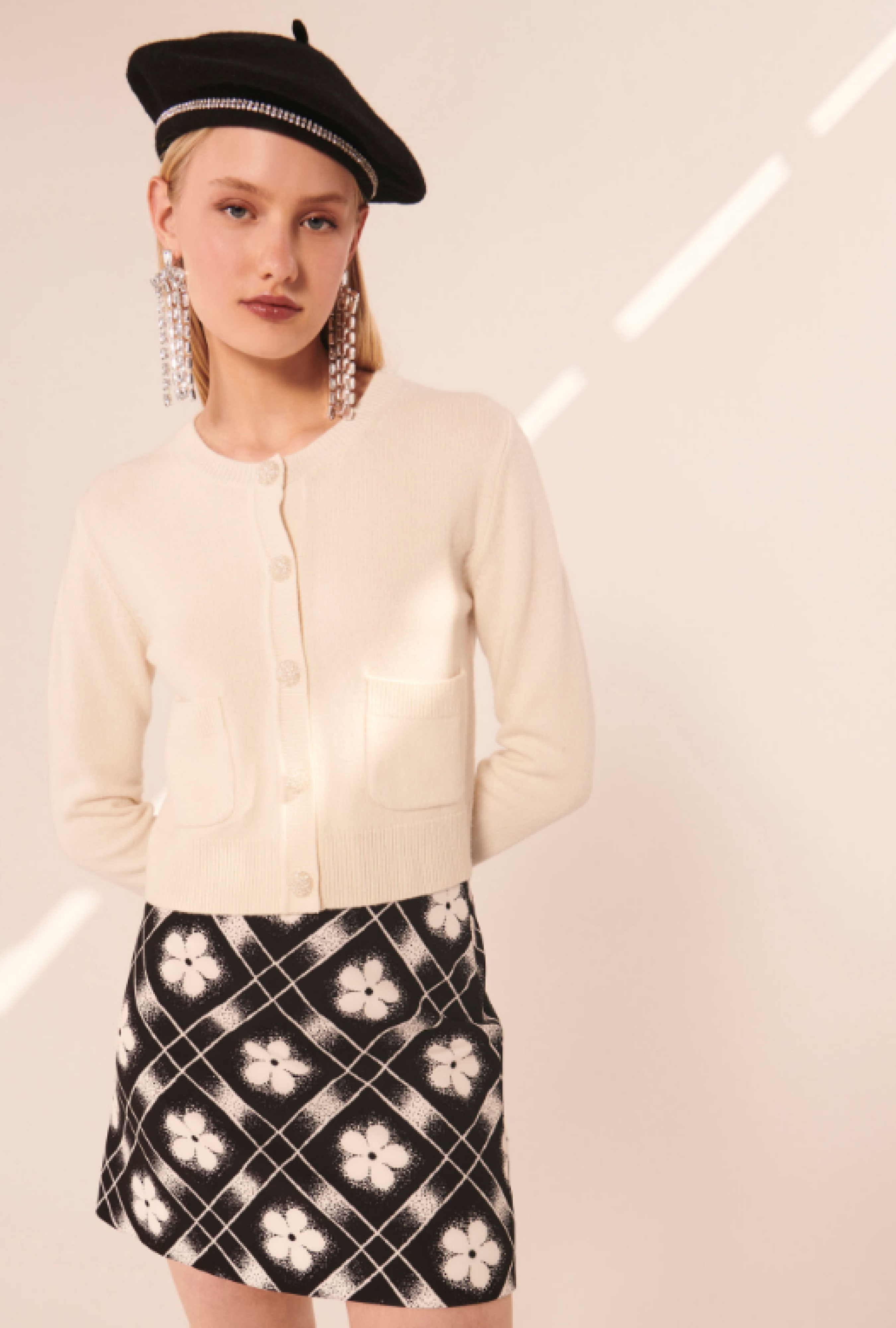 Cardigan Gislain Écru