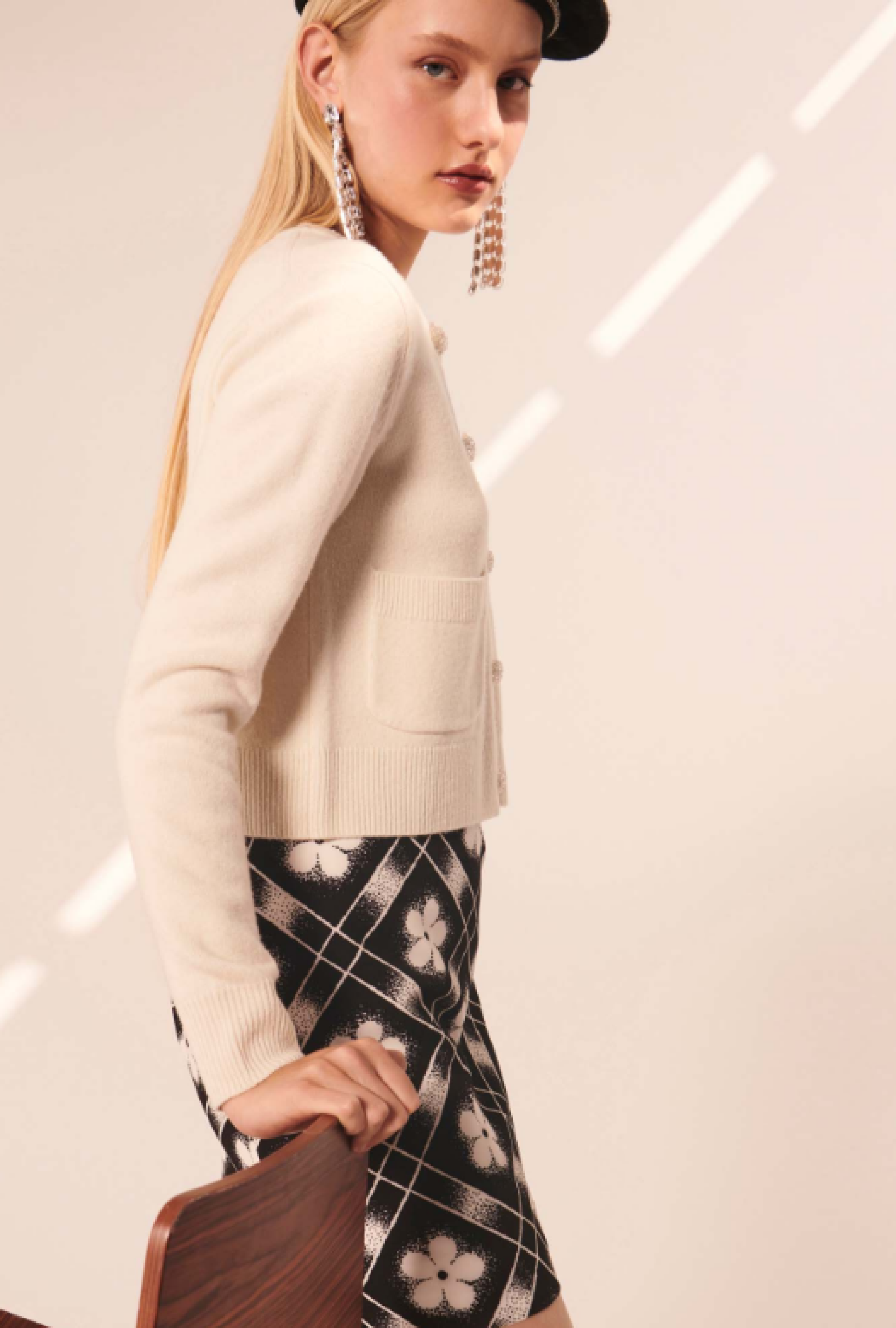 Cardigan Gislain Écru