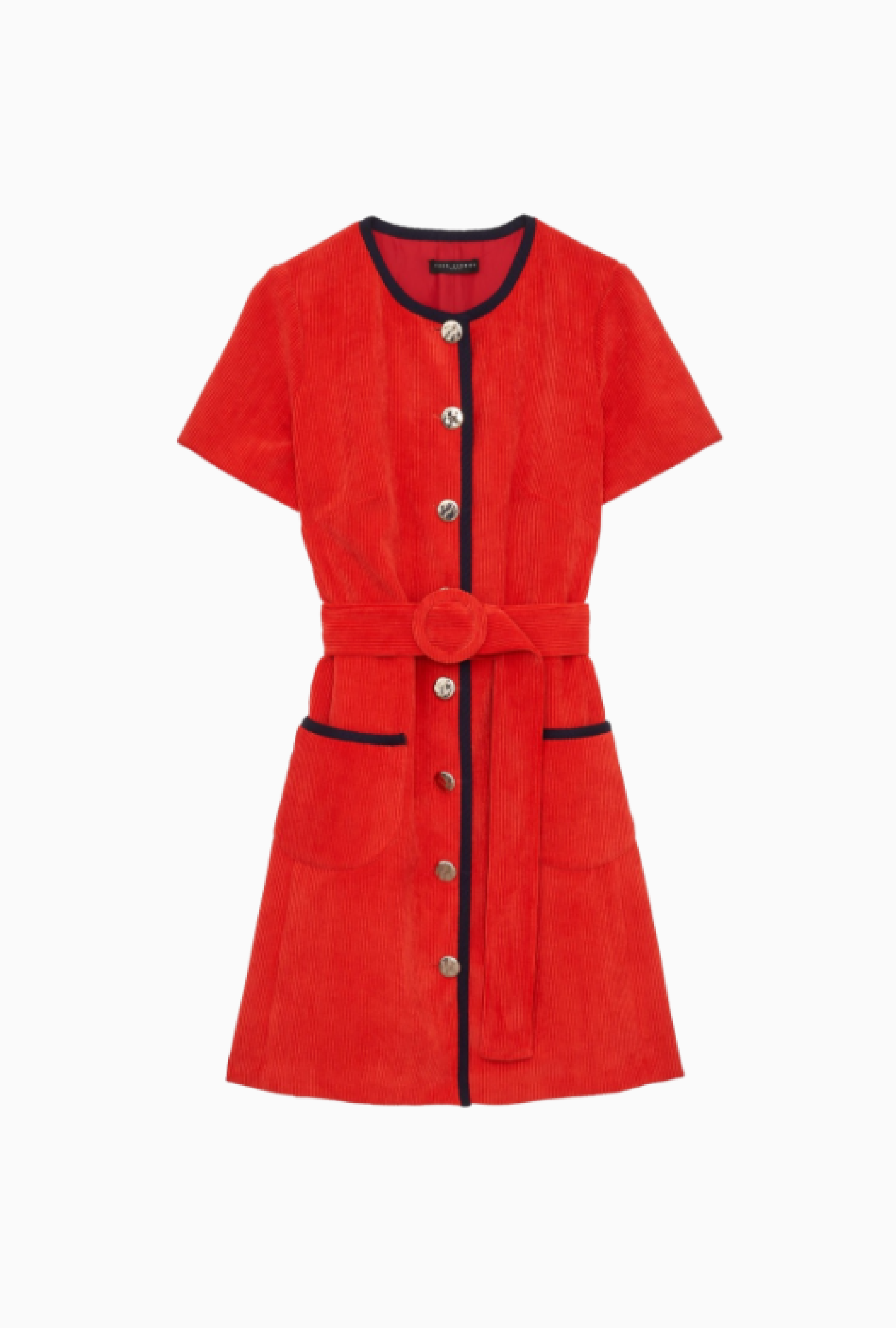 Robe Rythme Vermillon