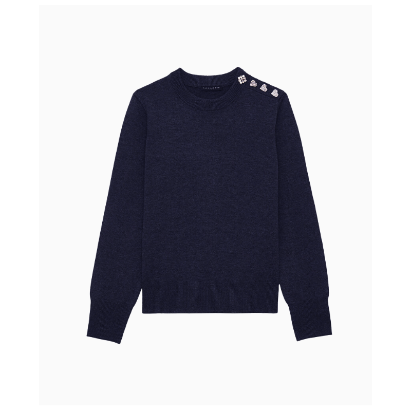 Pull Tara Jarmon Prunette Marine