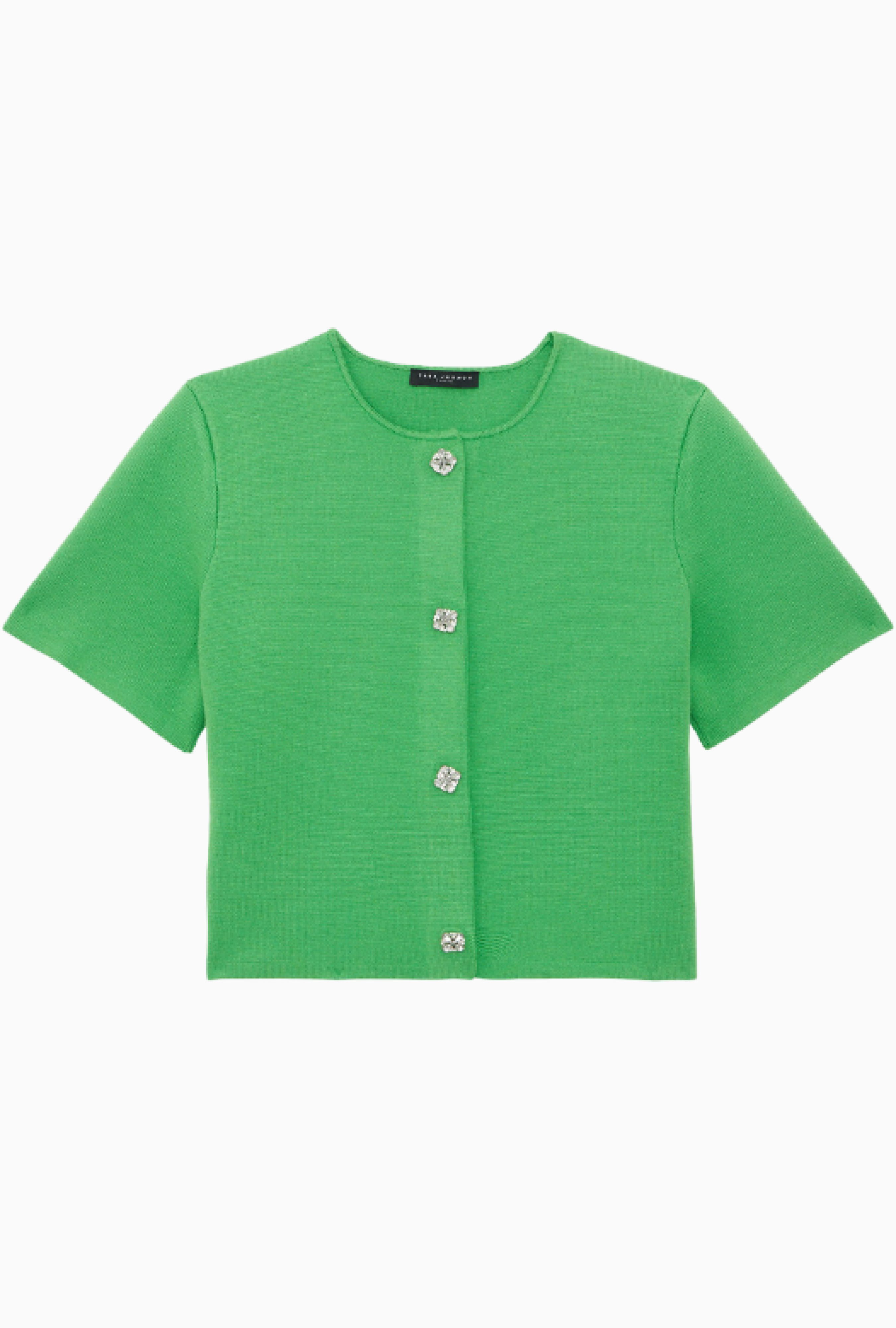 Cardigan Glitter Emeraude