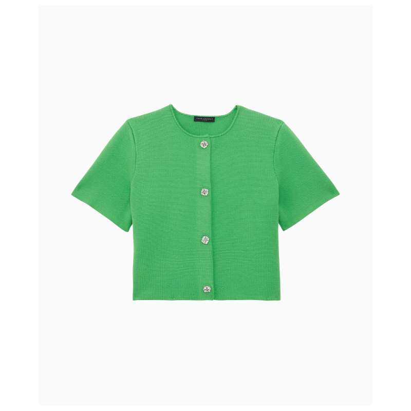 Cardigan Glitter Emeraude