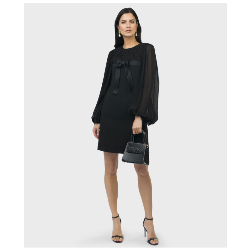 Robe Giambattista Valli Sheer Sleeve