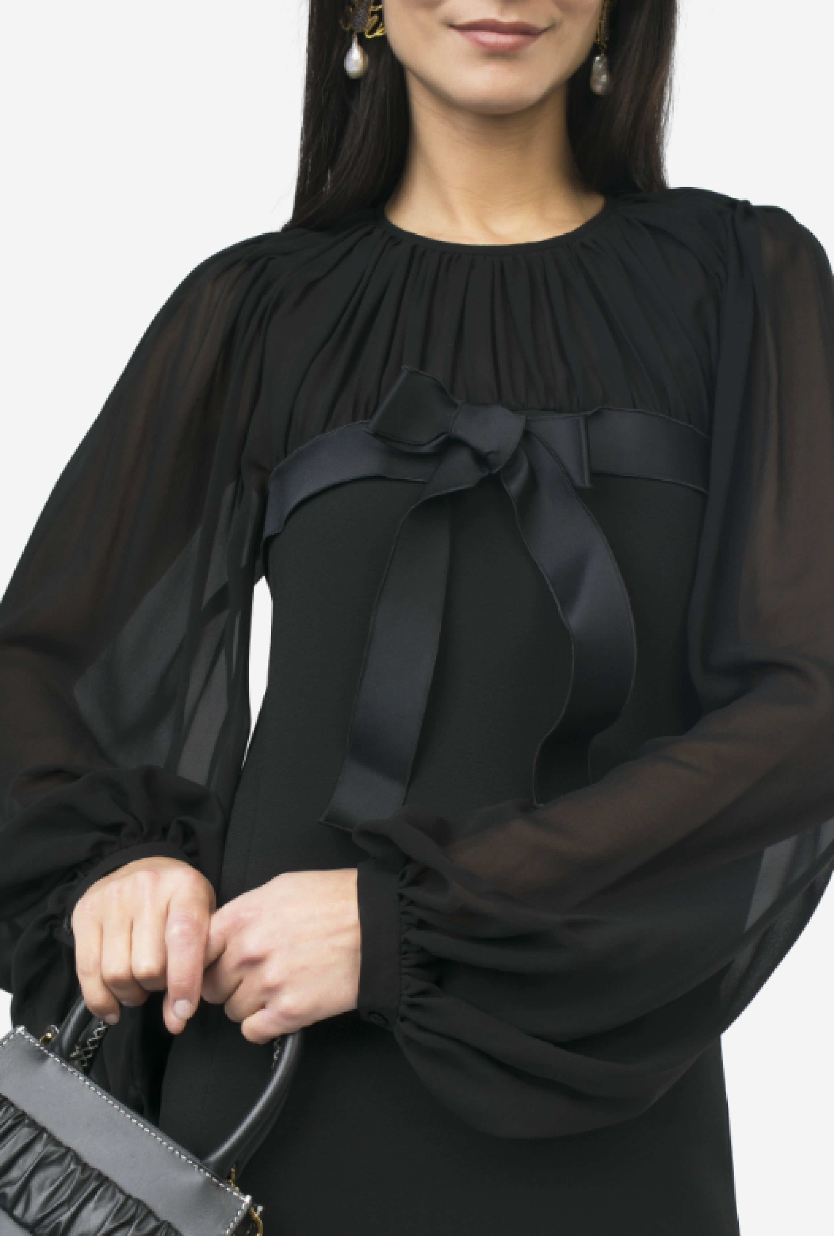 Robe Sheer Sleeve