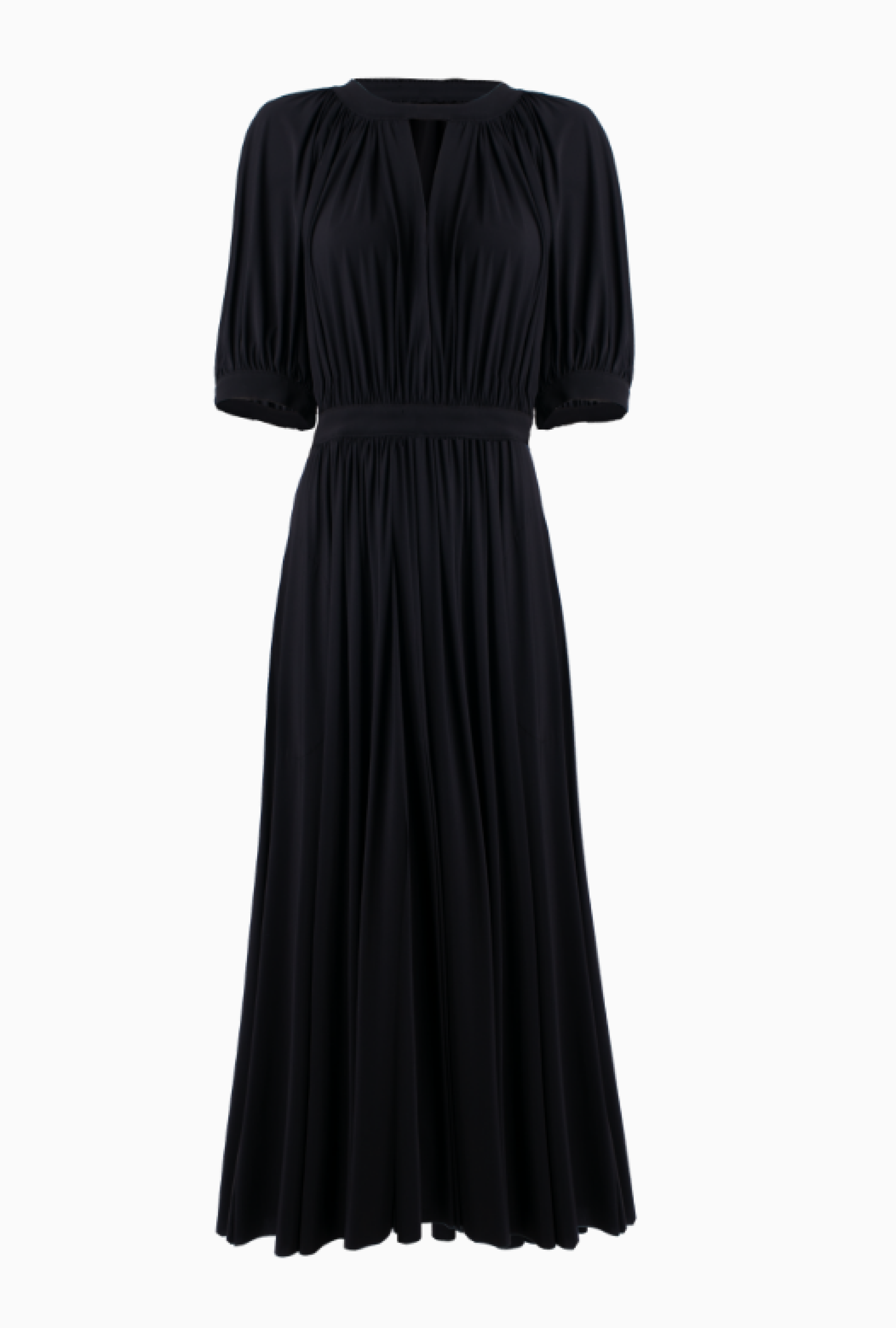 Robe Cyril Noir Jersey-Exclusivité web