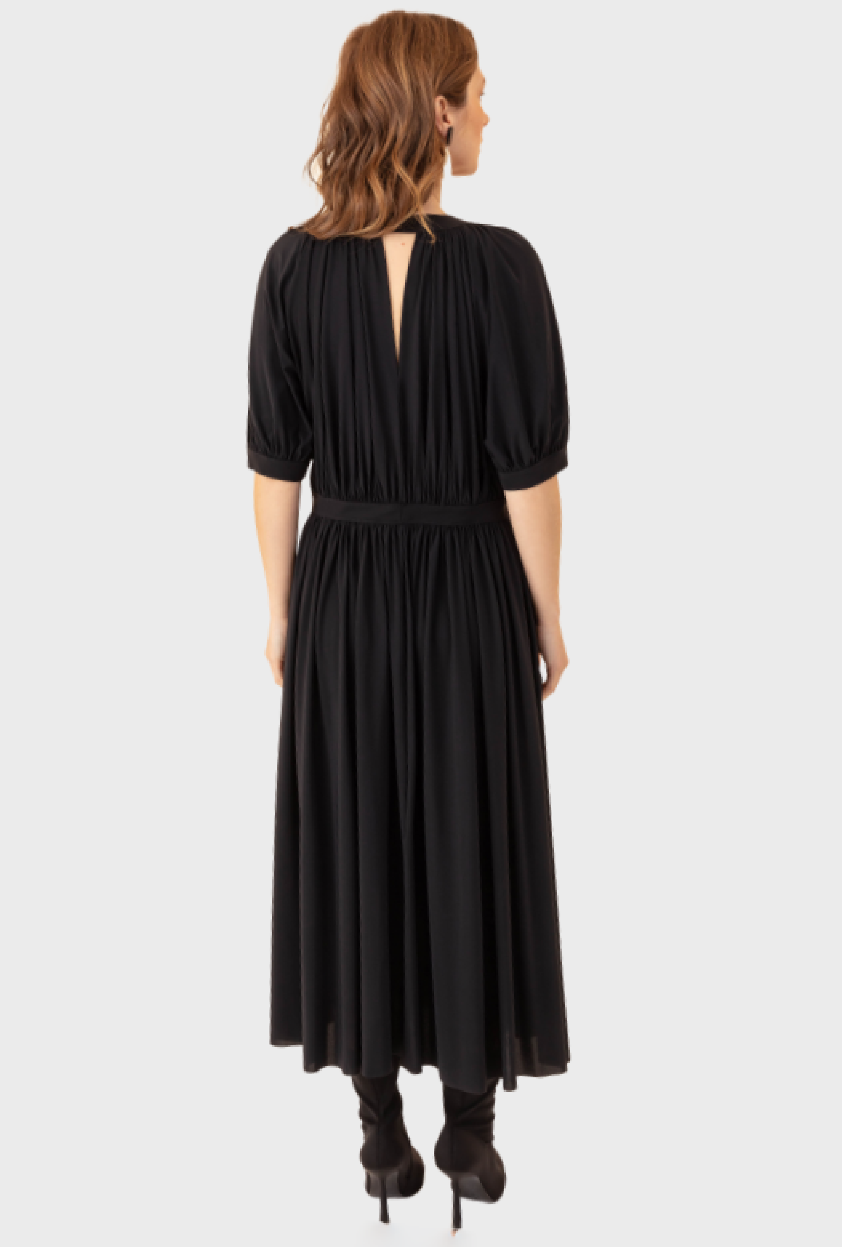 Robe Cyril Noir Jersey-Exclusivité web