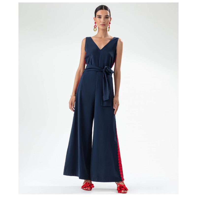 Combinaison Bleu Blanc Rouge Gabrielle Bleue