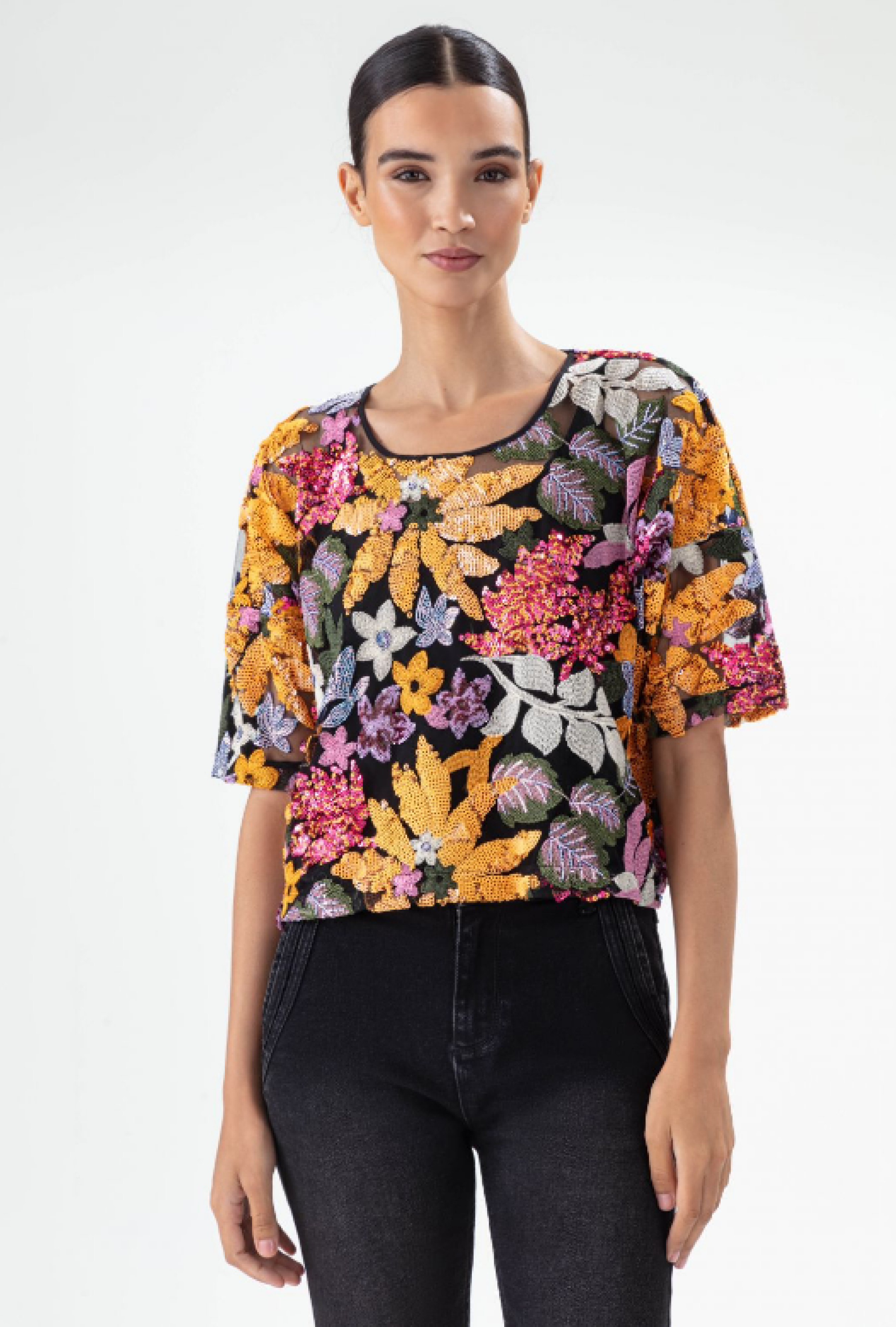 Top Elégance Sequins