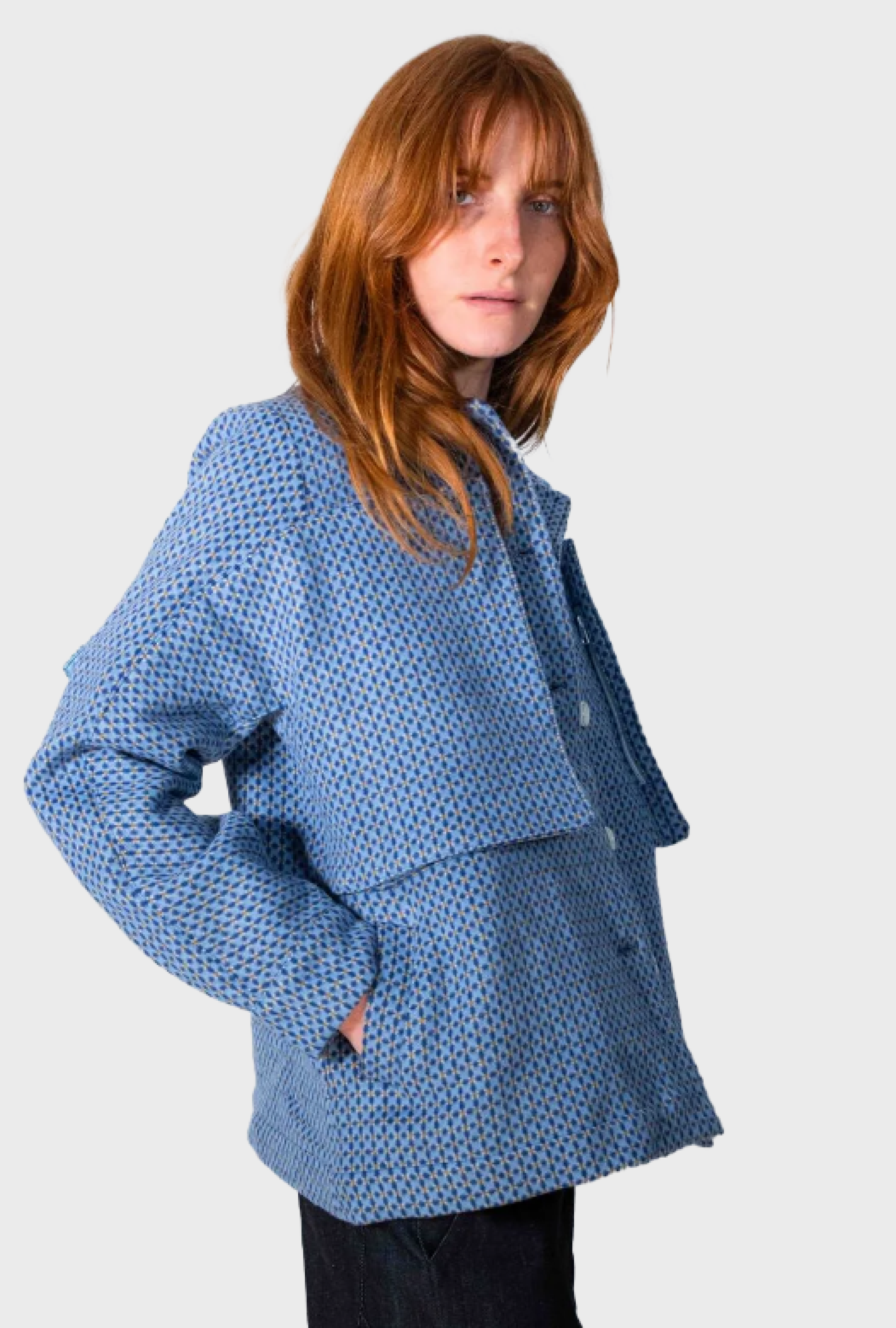 Veste Pokka Laine Brossée