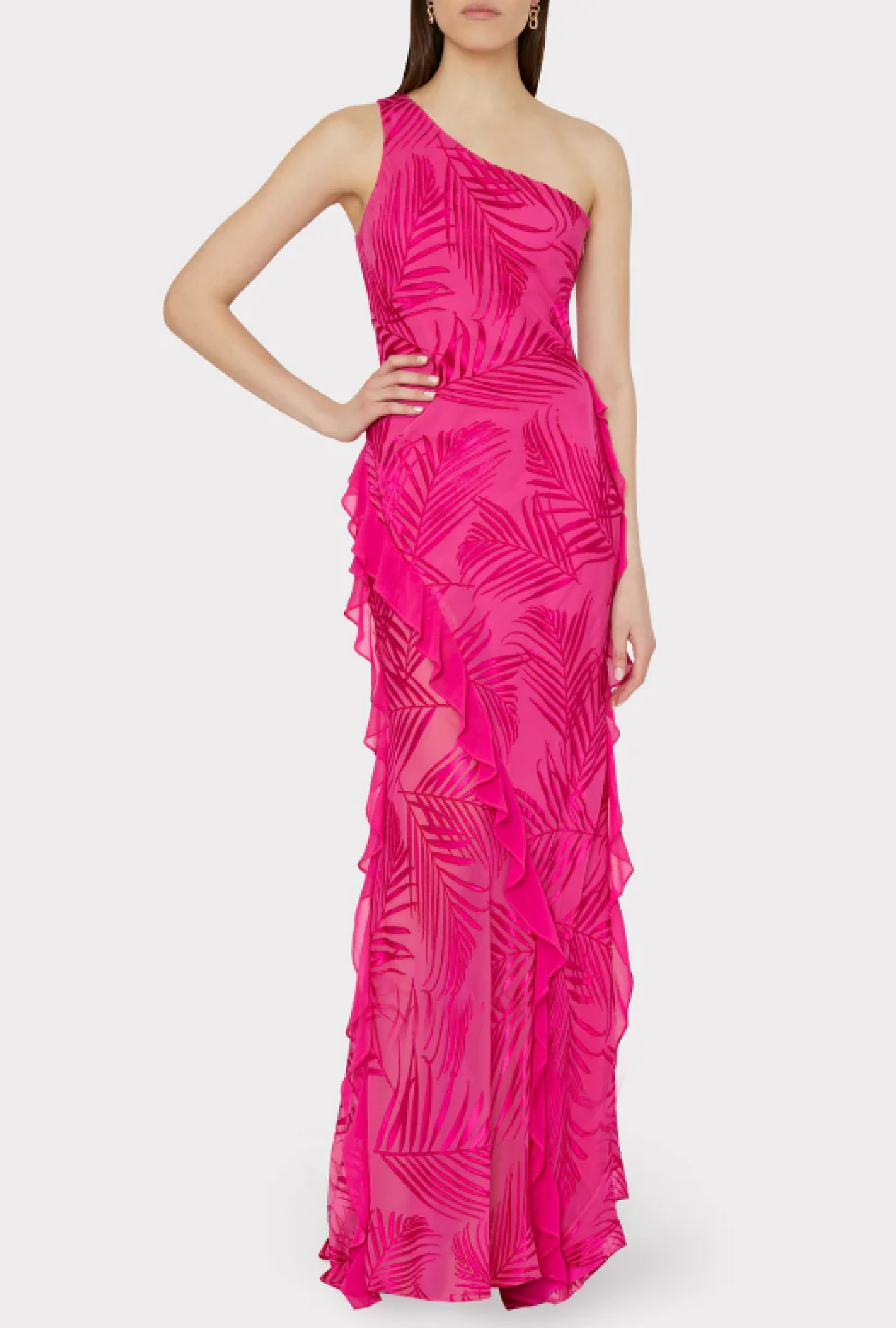 Robe Milly Ryanna Chiffon Rose