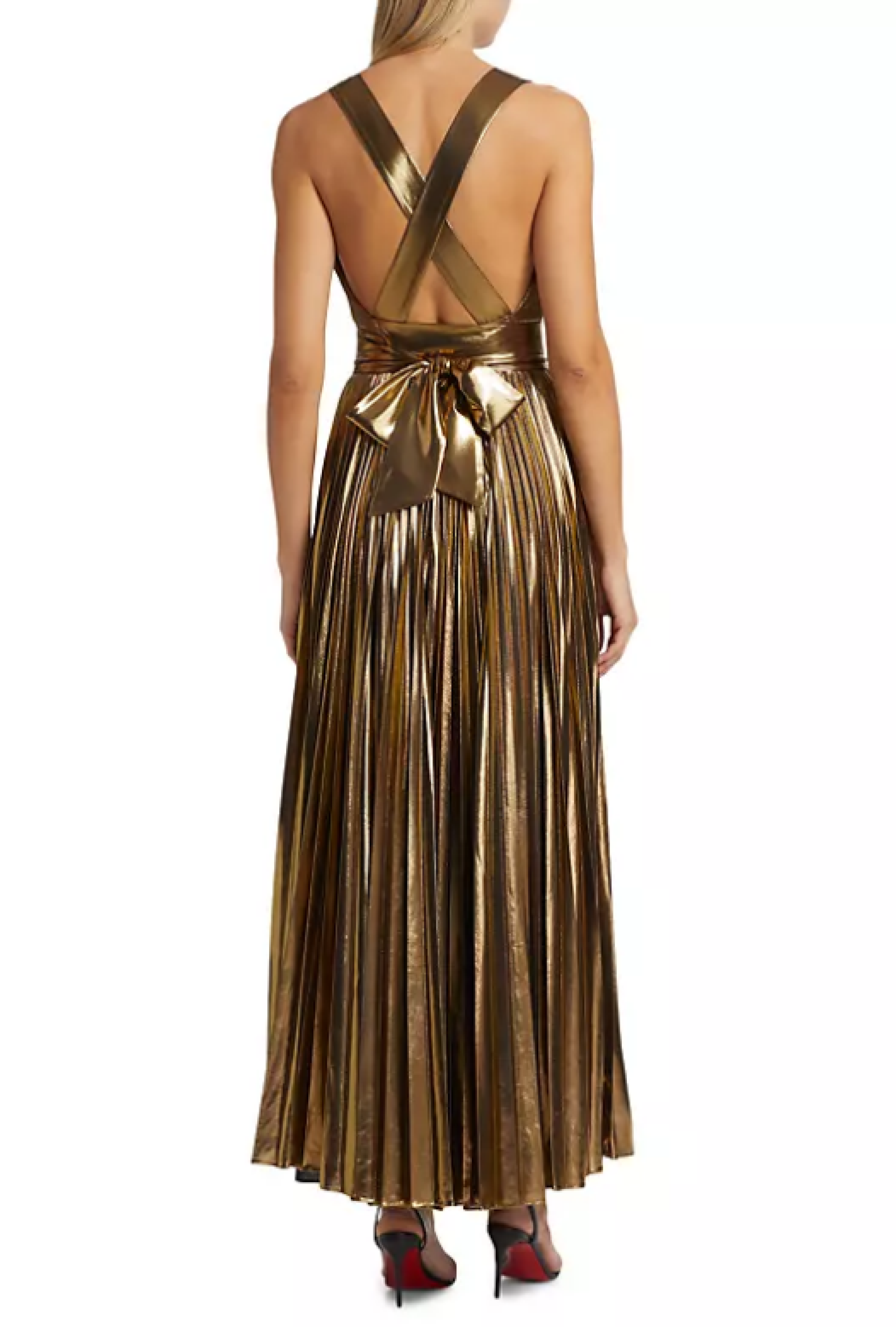 Robe Oria Gold Dress