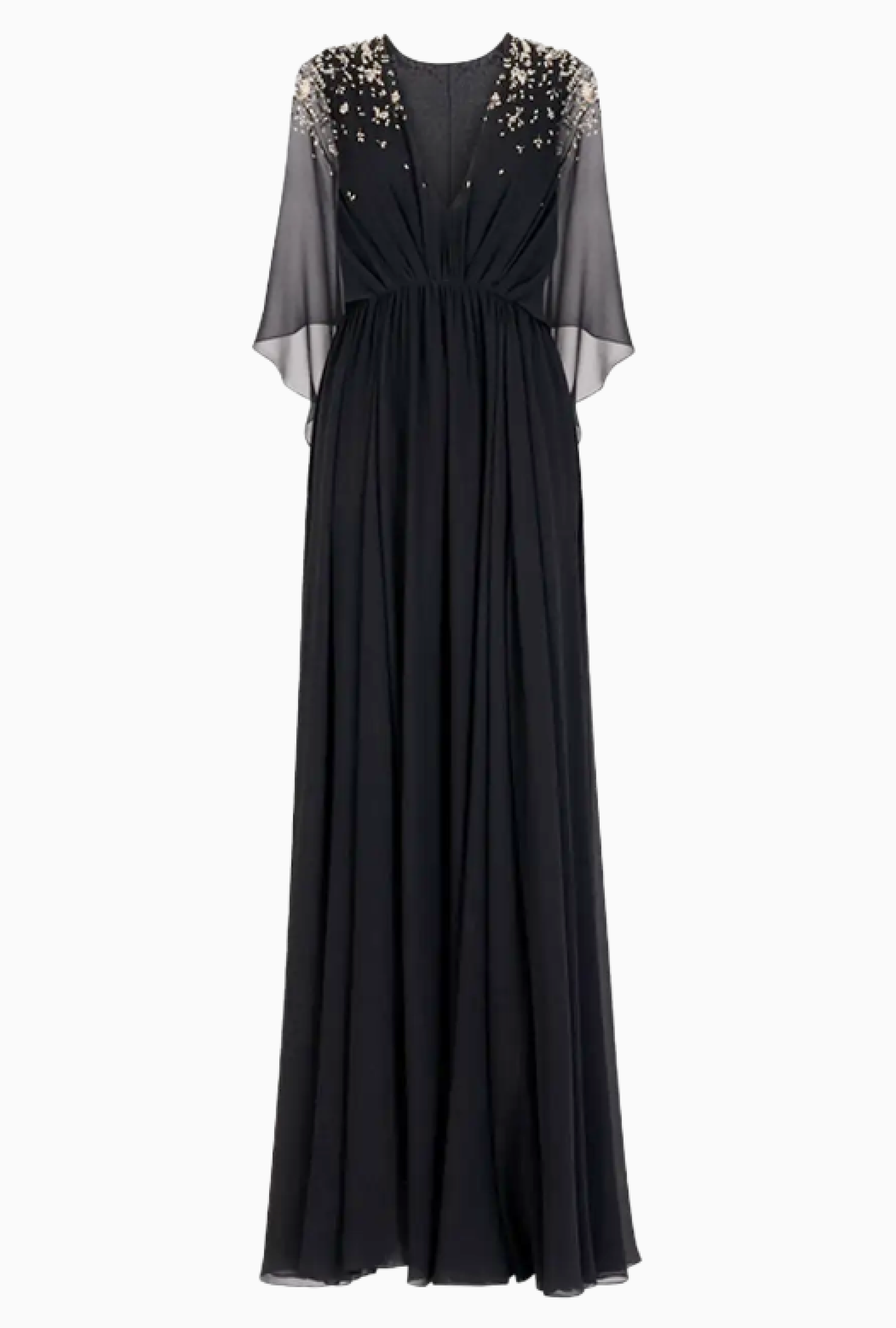 Robe Black Embellished
