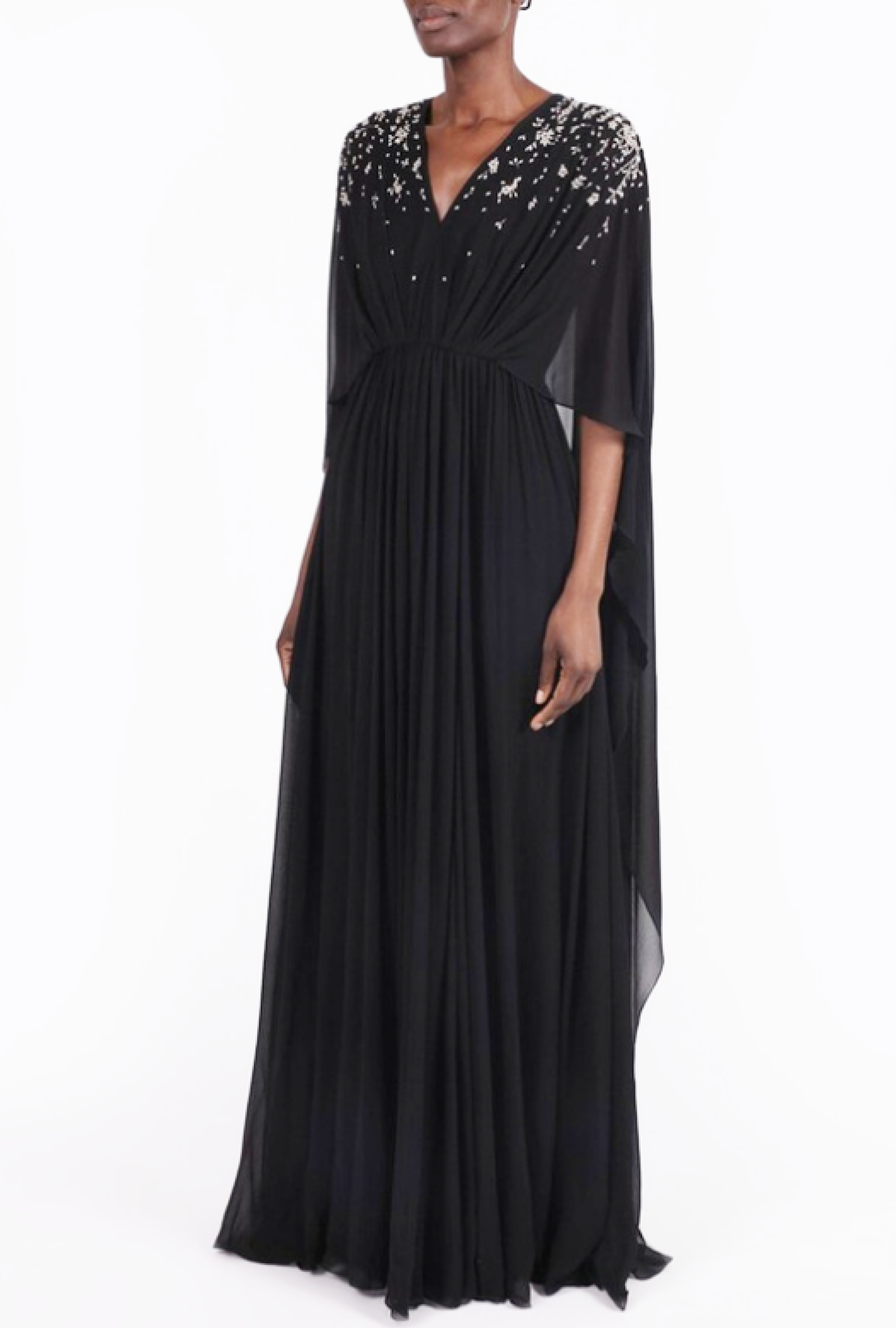 Robe Black Embellished