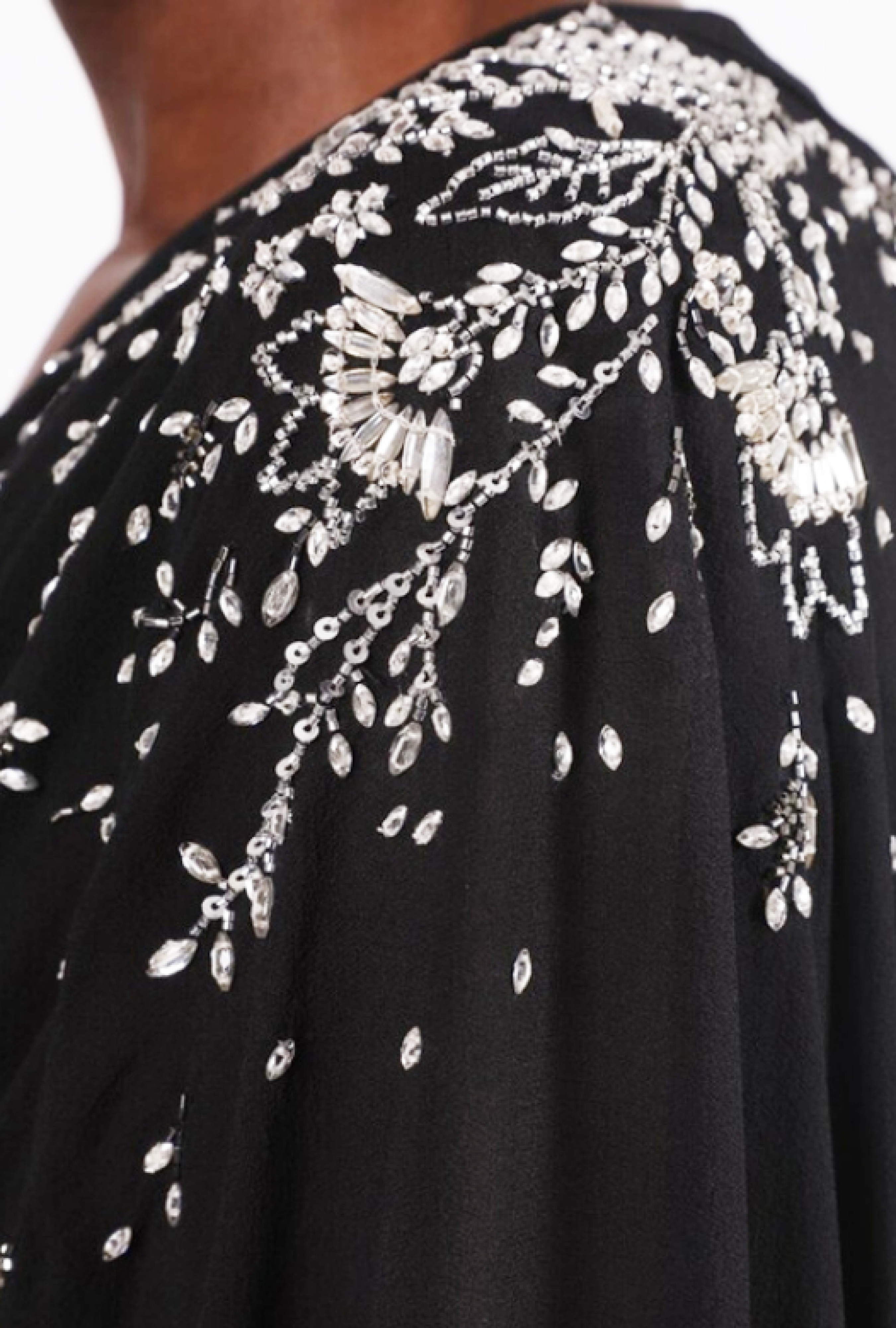 Robe Black Embellished