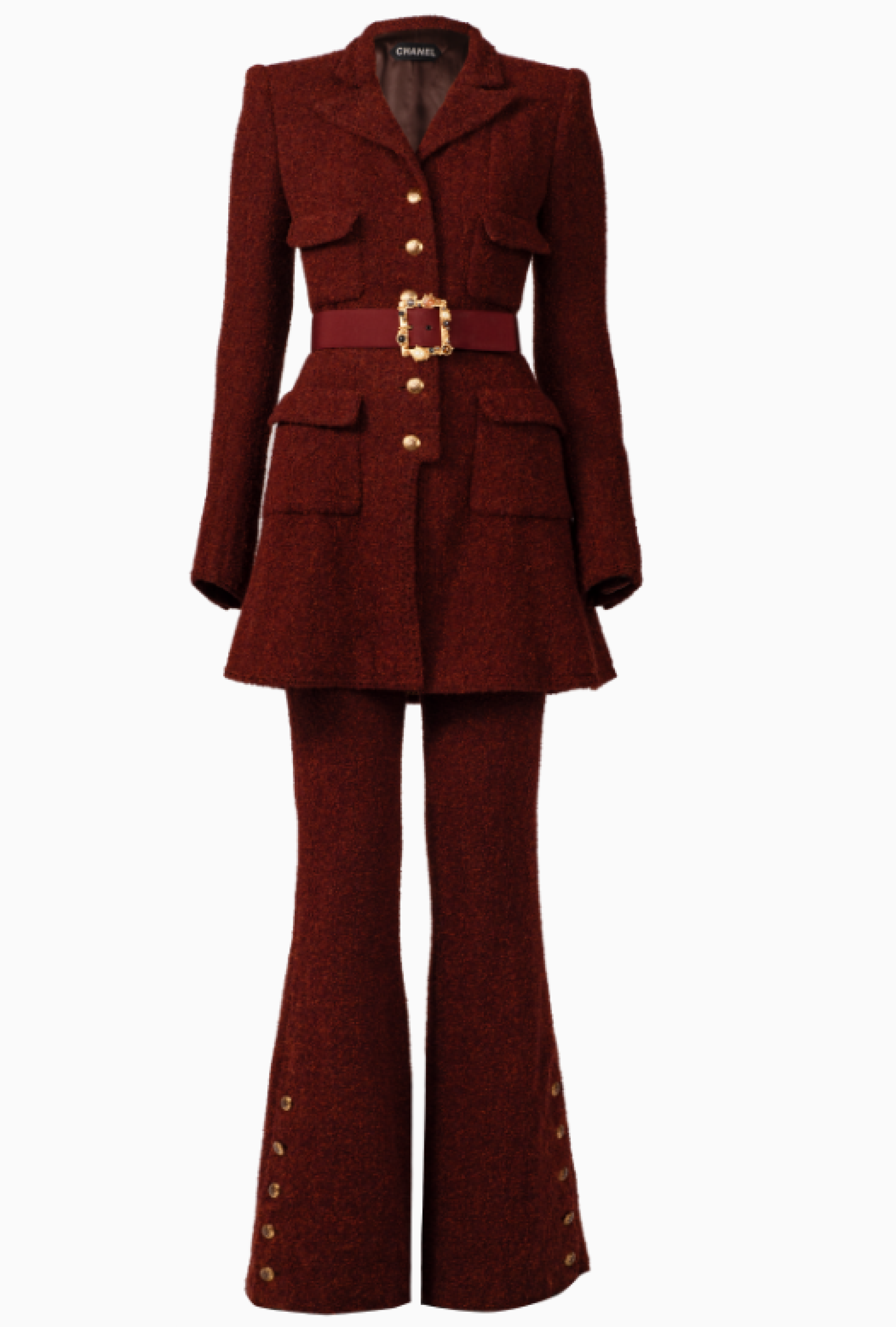 Ensemble Laine Bouclée