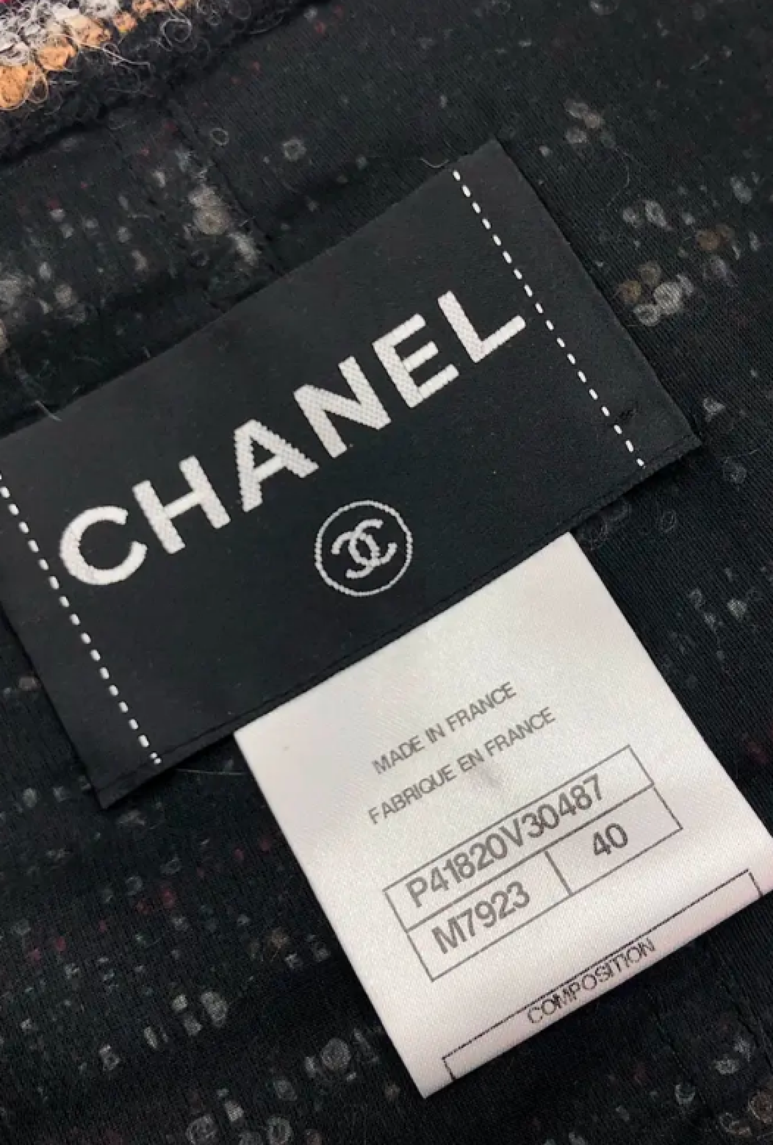 Ensemble Tweed multicolore CC