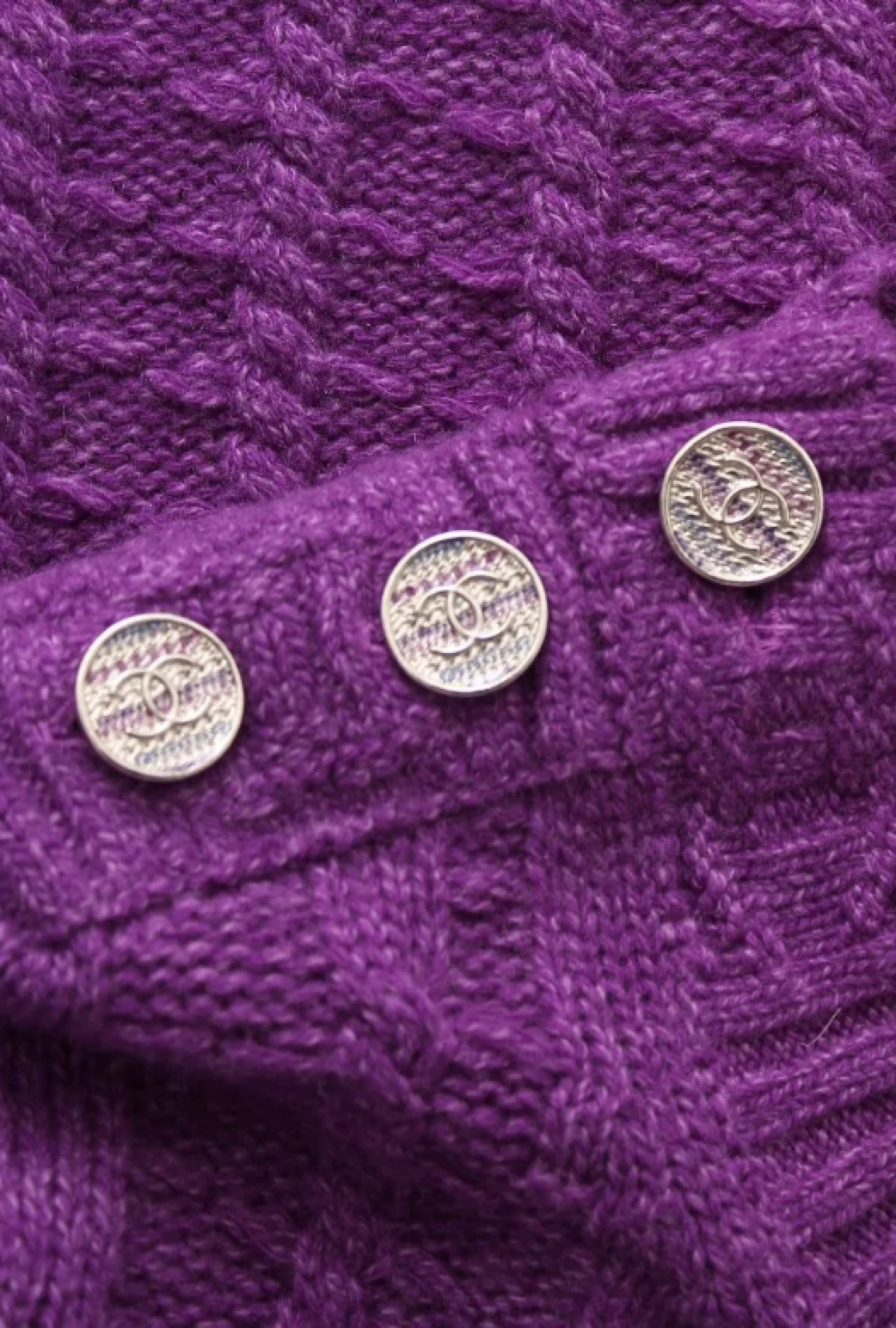 Robe Maille Violette