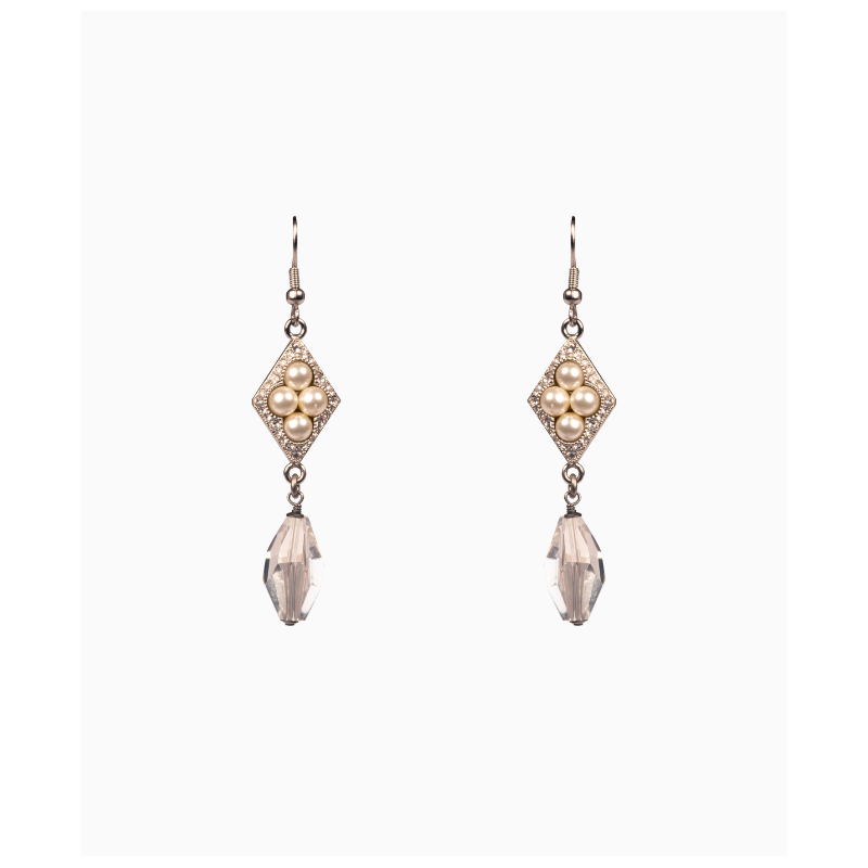 Boucles d'Oreilles Maud T Bijoux Losange