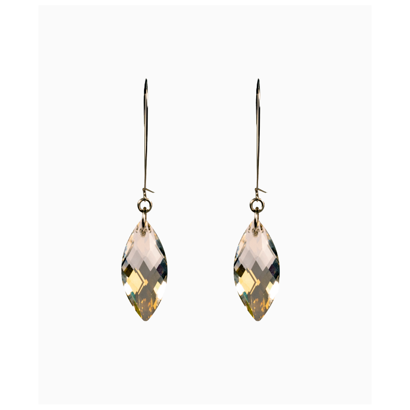 Boucles D'oreilles Maud T Bijoux Dormeuse Navette