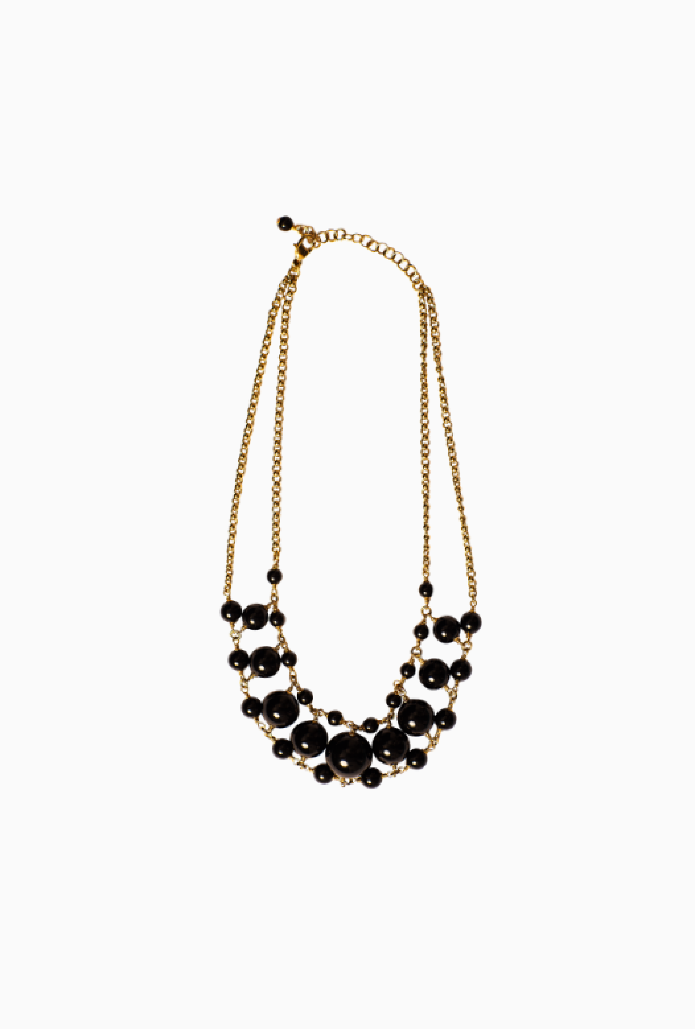 Collier Lune Pop Corn Noir