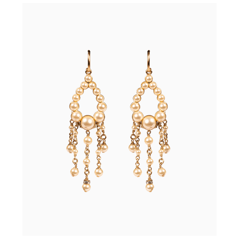 Boucles D'oreilles Maud T Bijoux Gouttes Franges