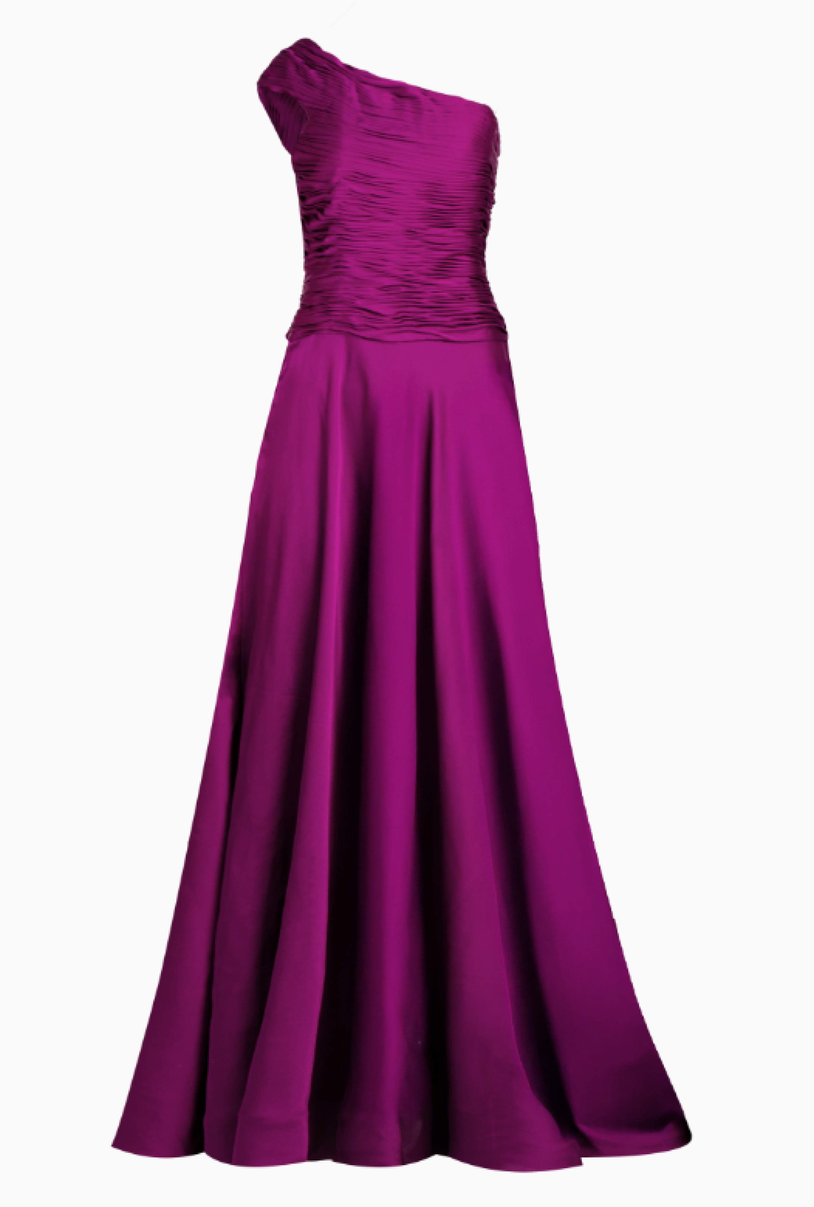 Robe Purple Asymétrique Drapée