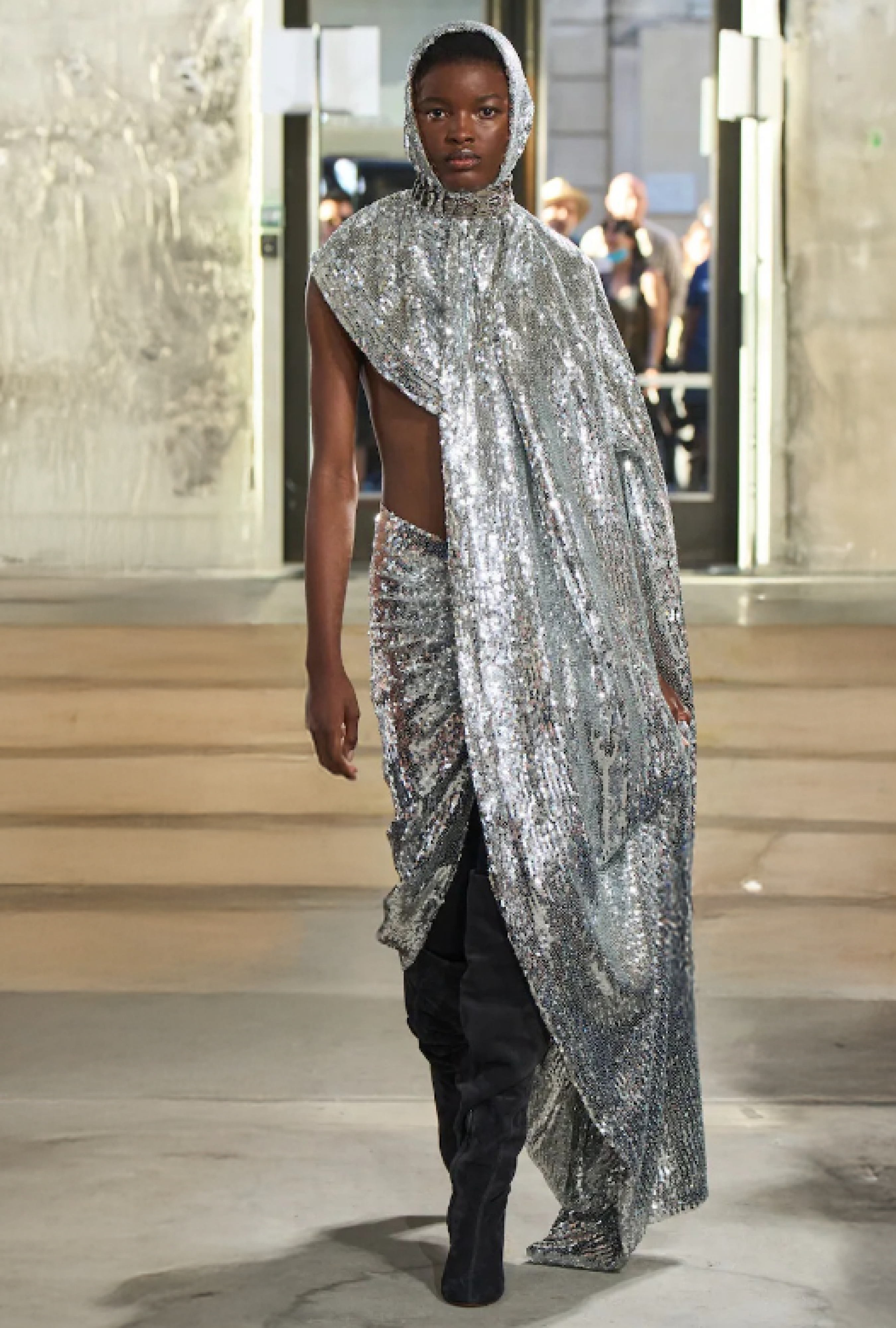 Ensemble Rare Silver Sequin