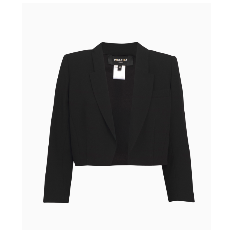 Veste Paule Ka black Cropped Blazer
