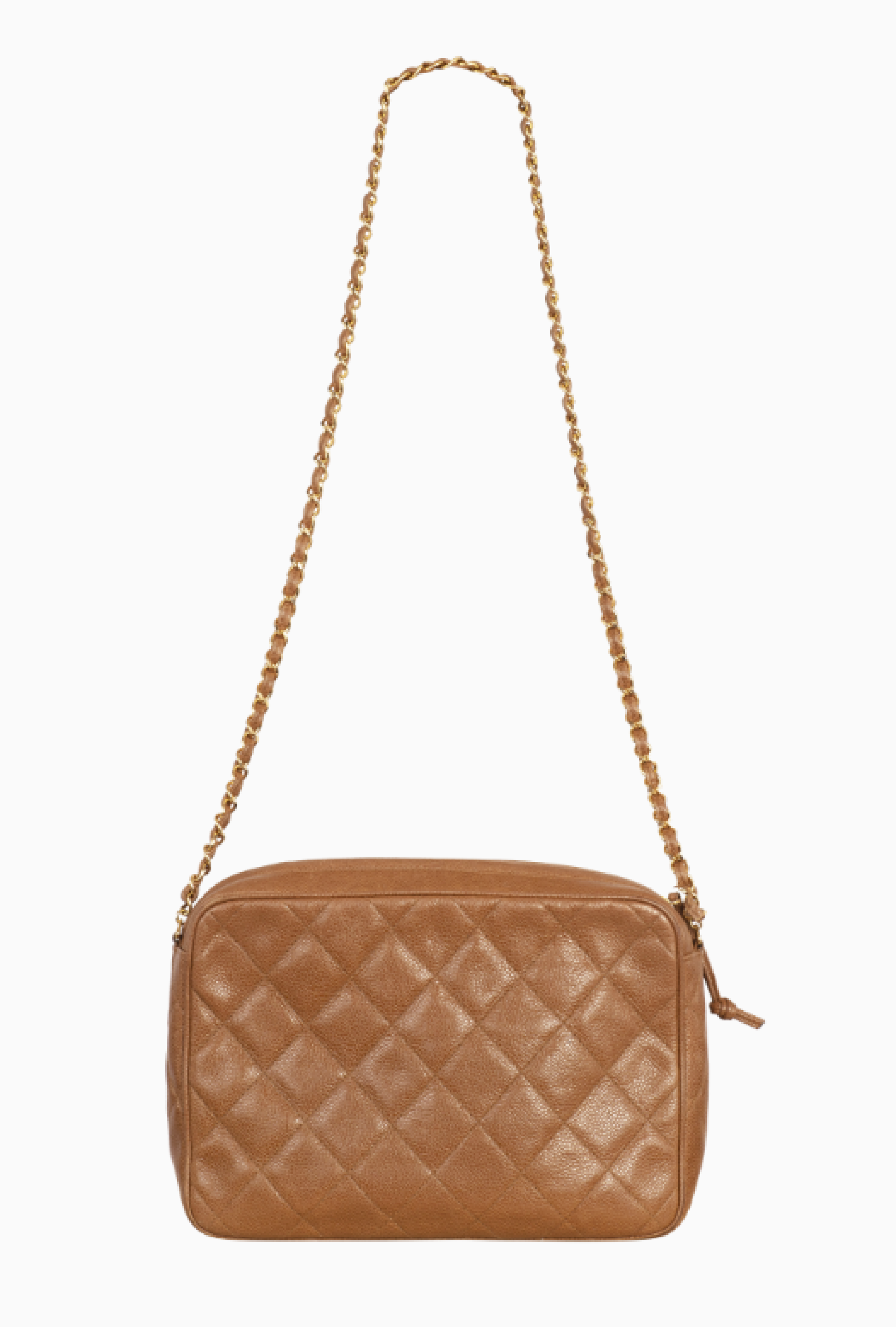 Sac Camera Vintage Cuir 80's