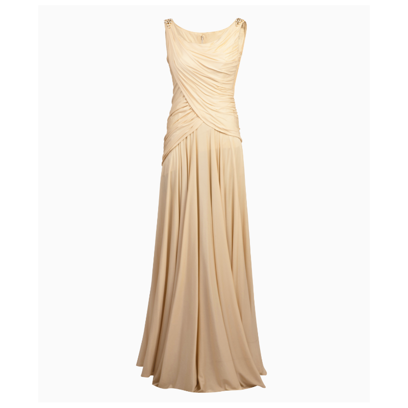 Robe Azzaro Draped Sand