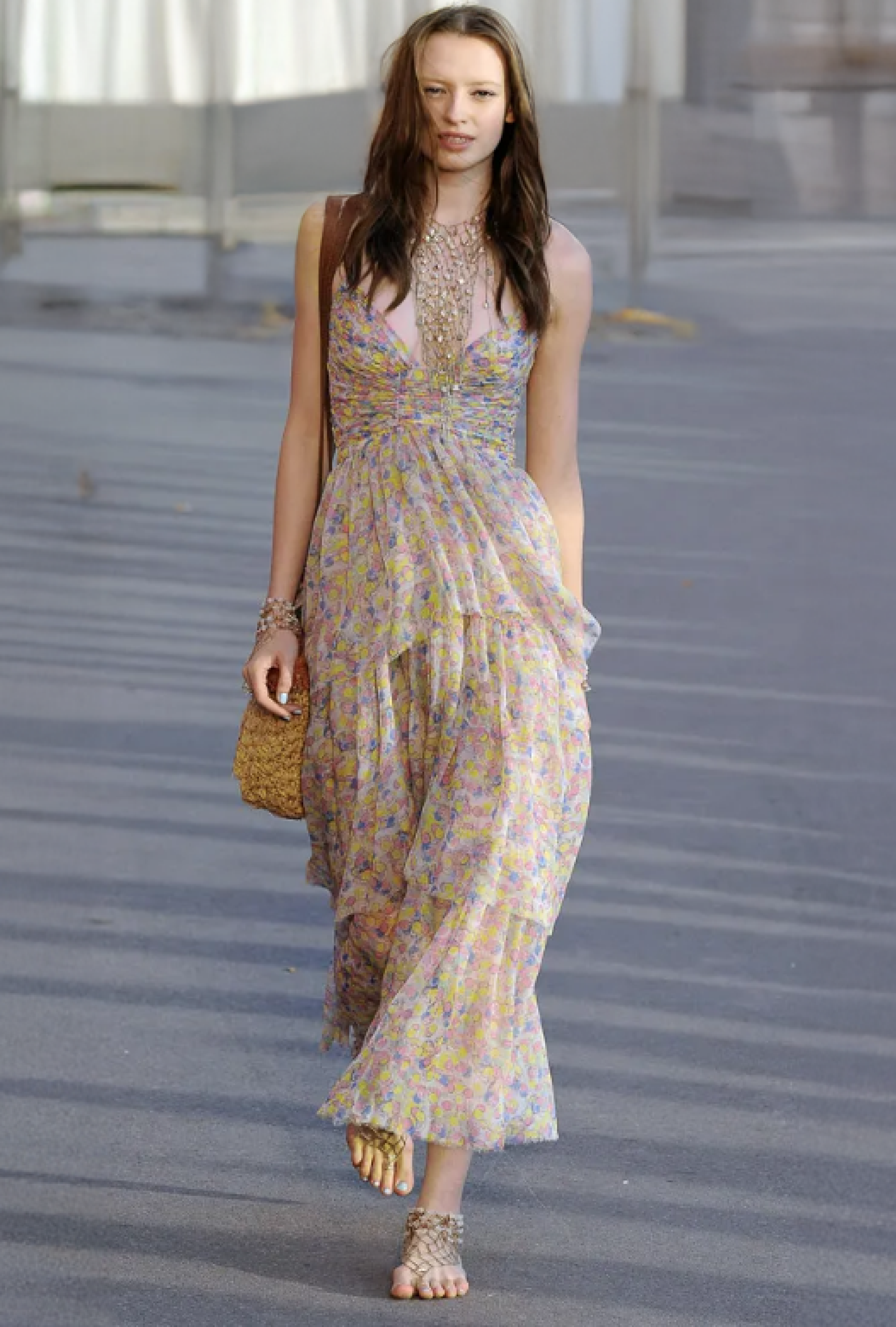 Robe Polka Dot Multicolore