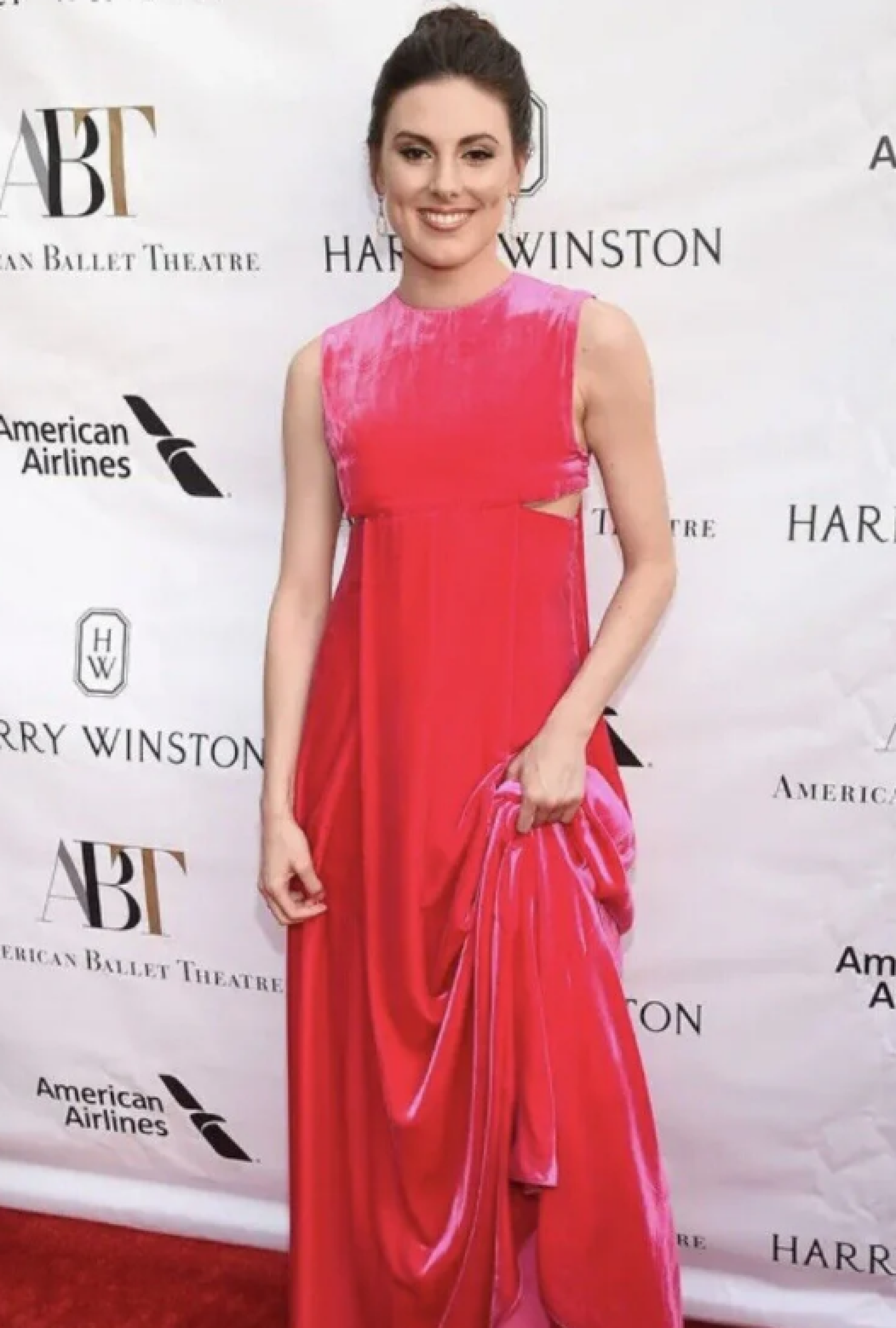 Robe Brilliant Pink Velvet