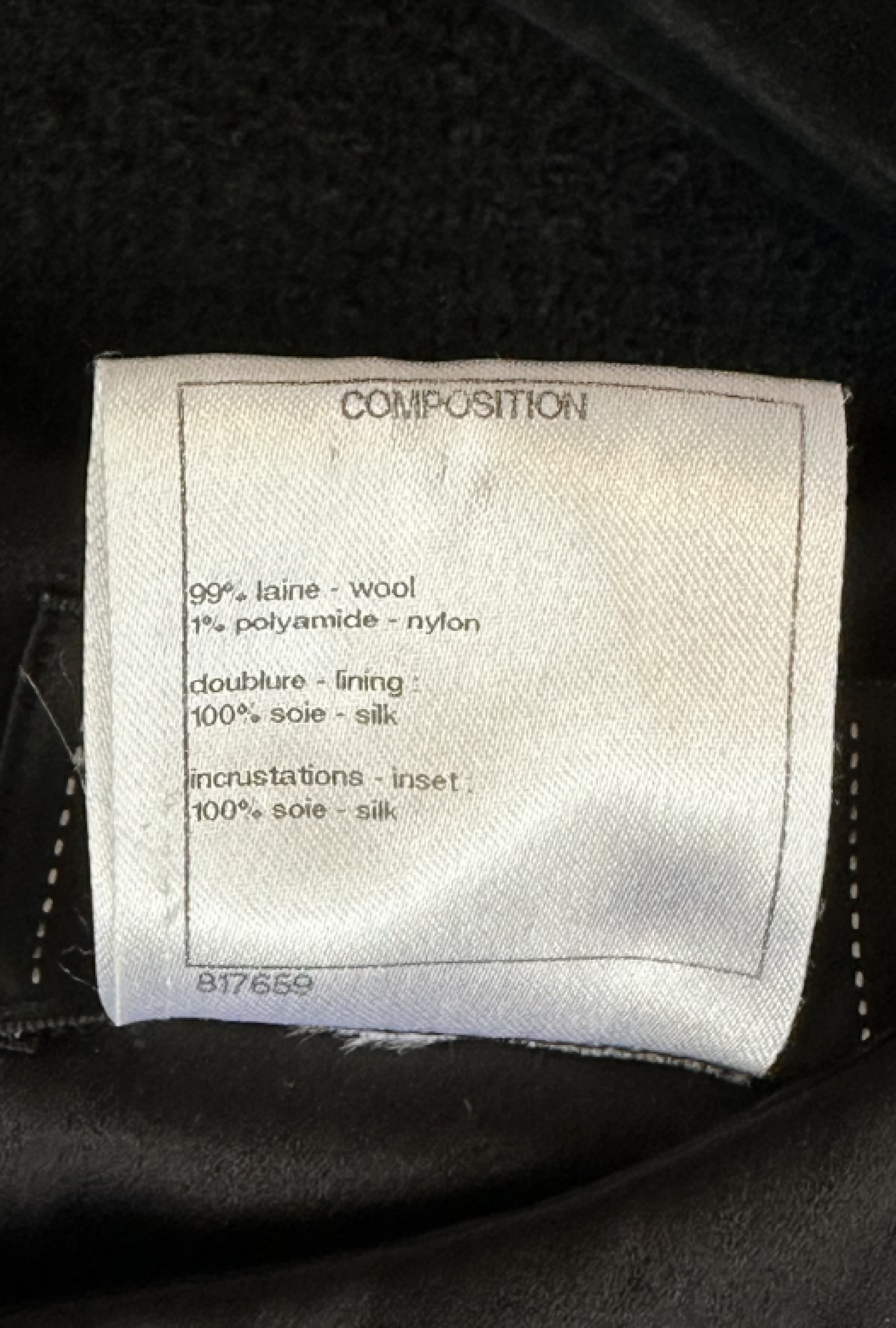 Robe Noire Boutons Gripoix FW 2015