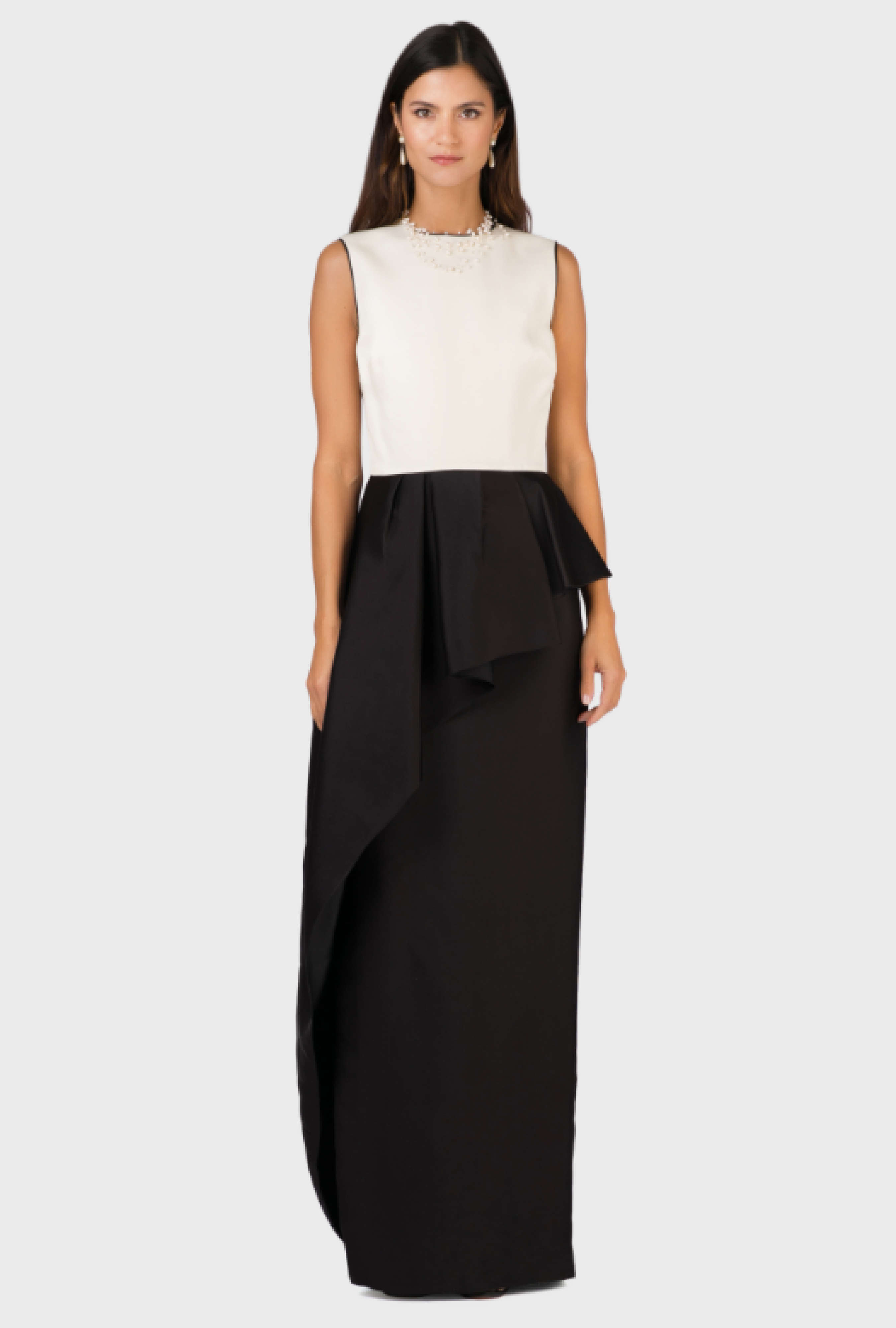 Robe Black & White Satin 2013