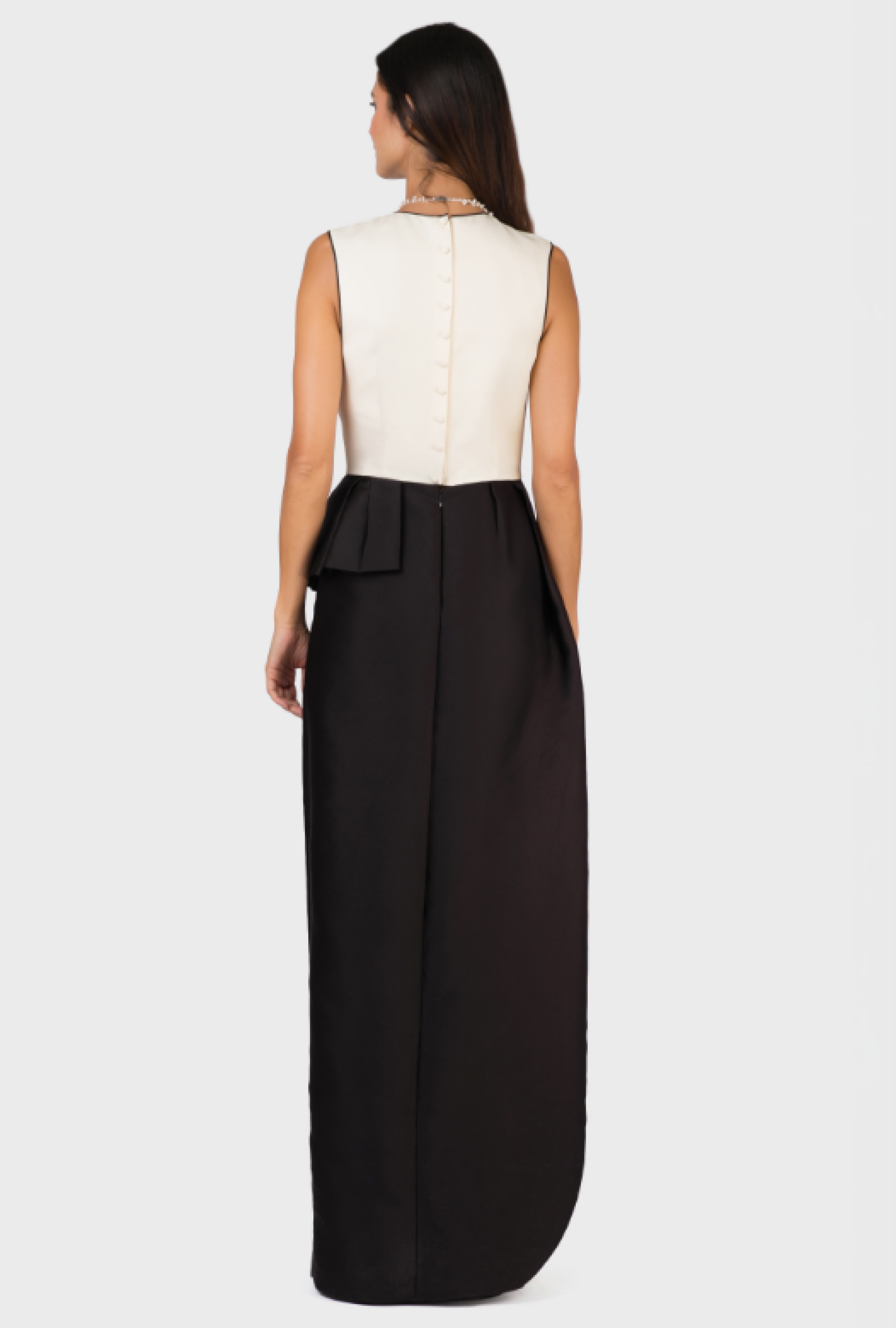 Robe Black & White Satin 2013