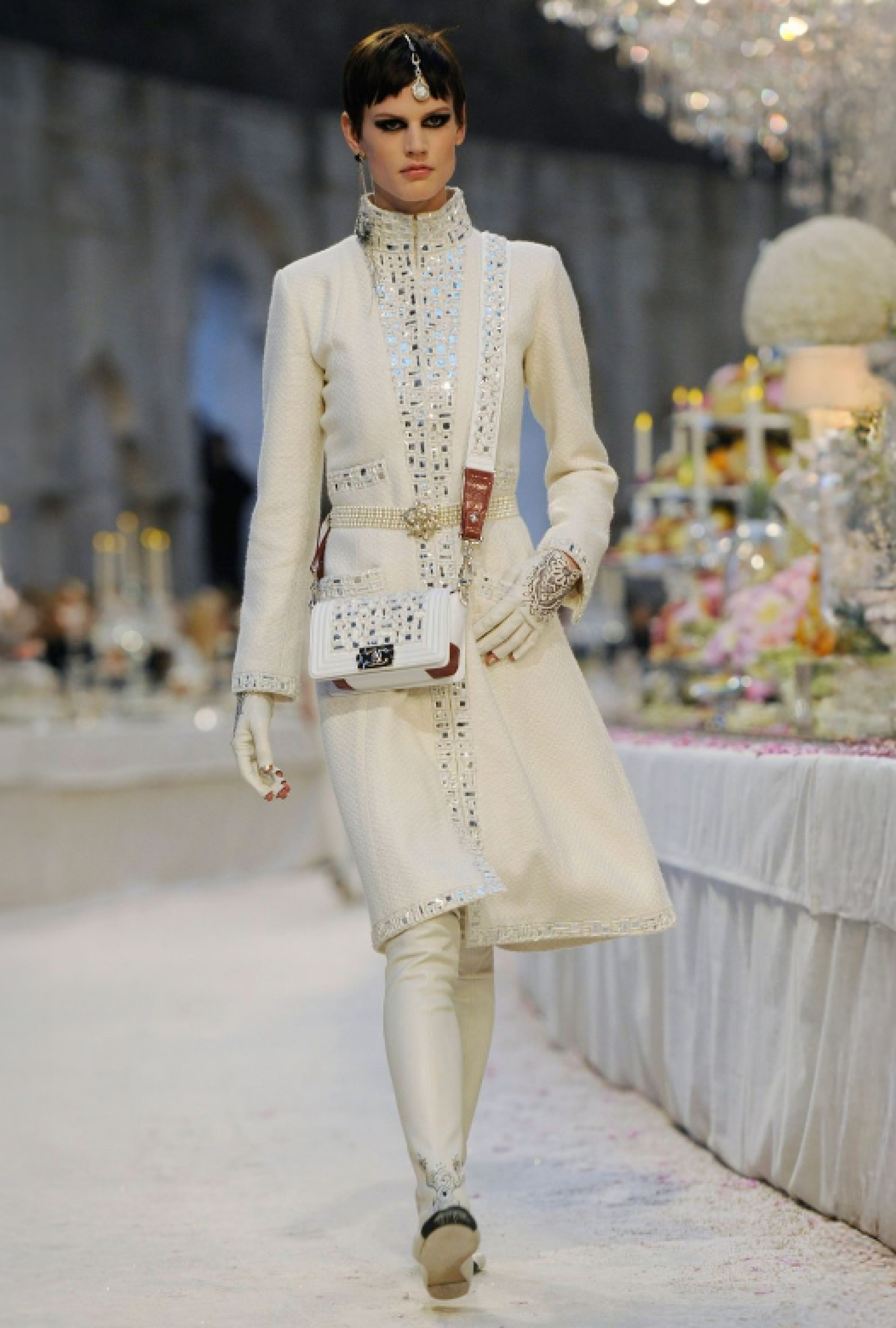 Veste Paris-Bombay Écru 2012 Metiers d'Art Paris-Bombay