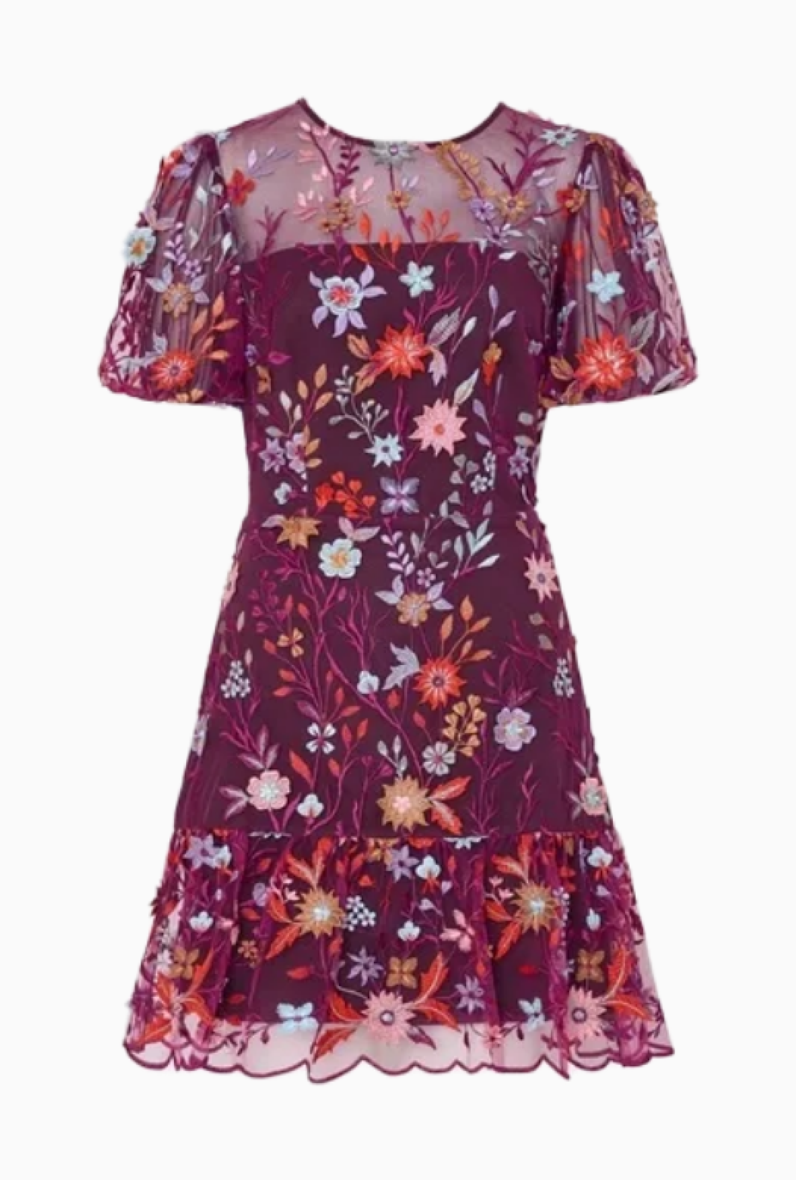 Robe Floraison Brodée