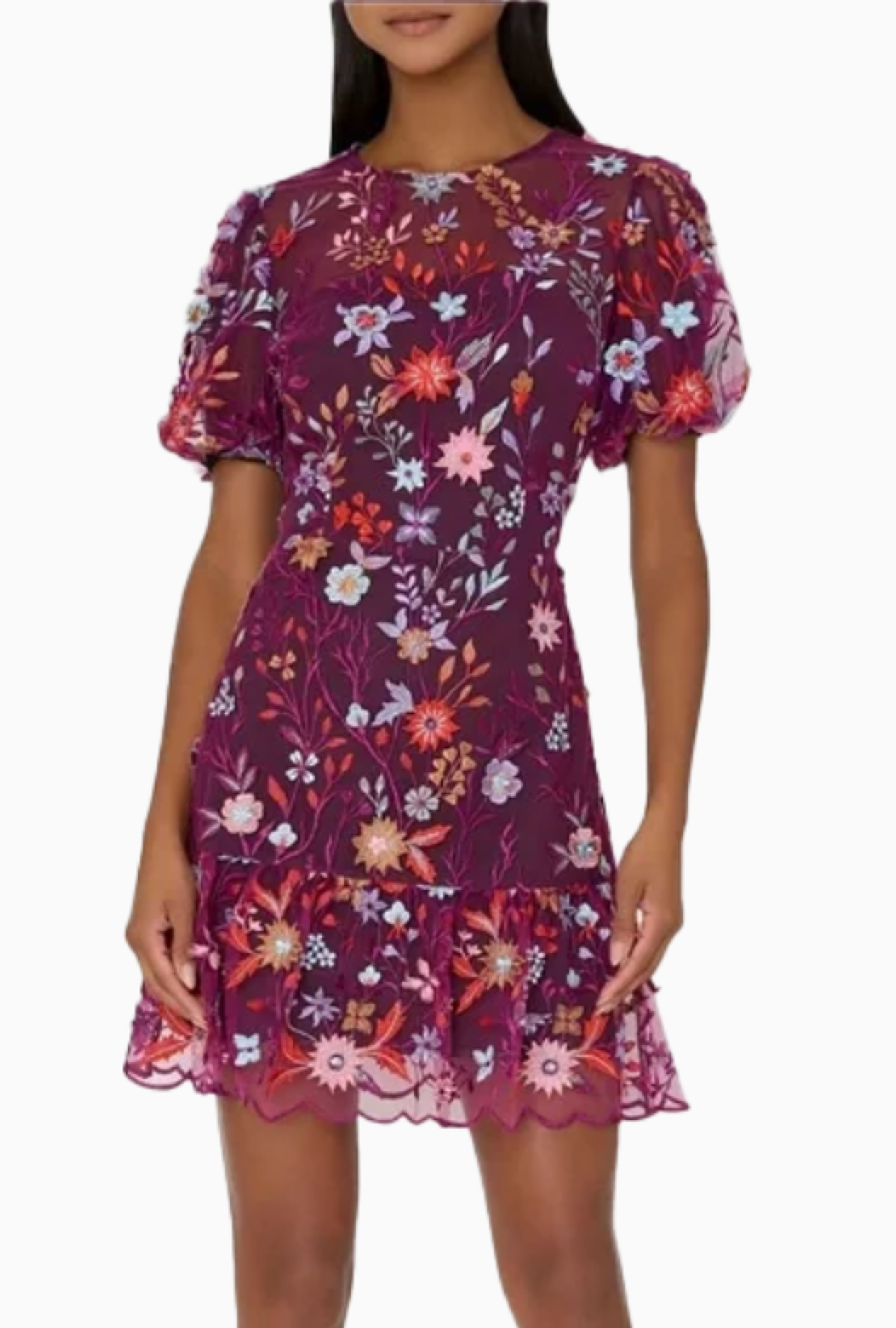 Robe Floraison Brodée