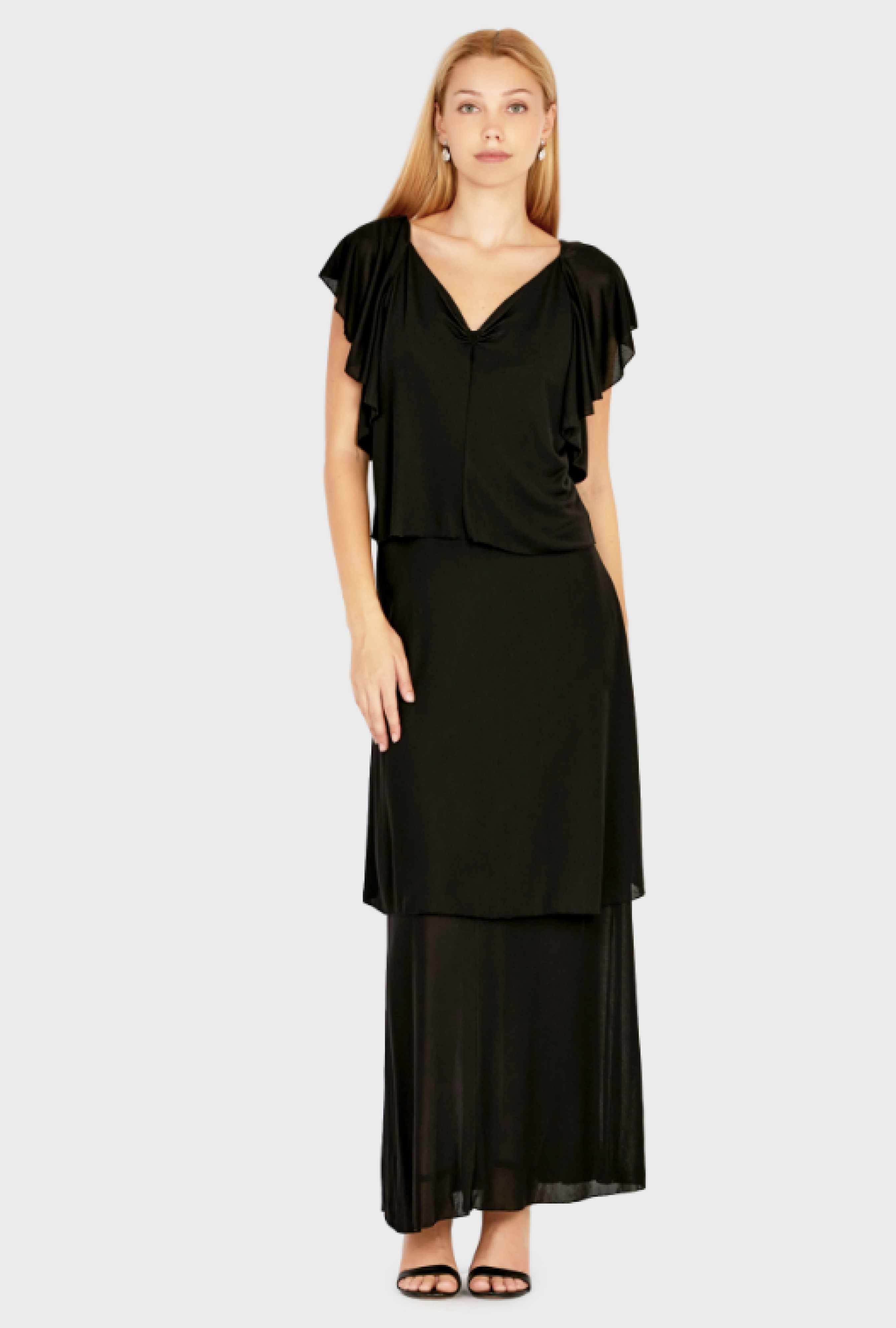 Robe Dos Nu à Volant