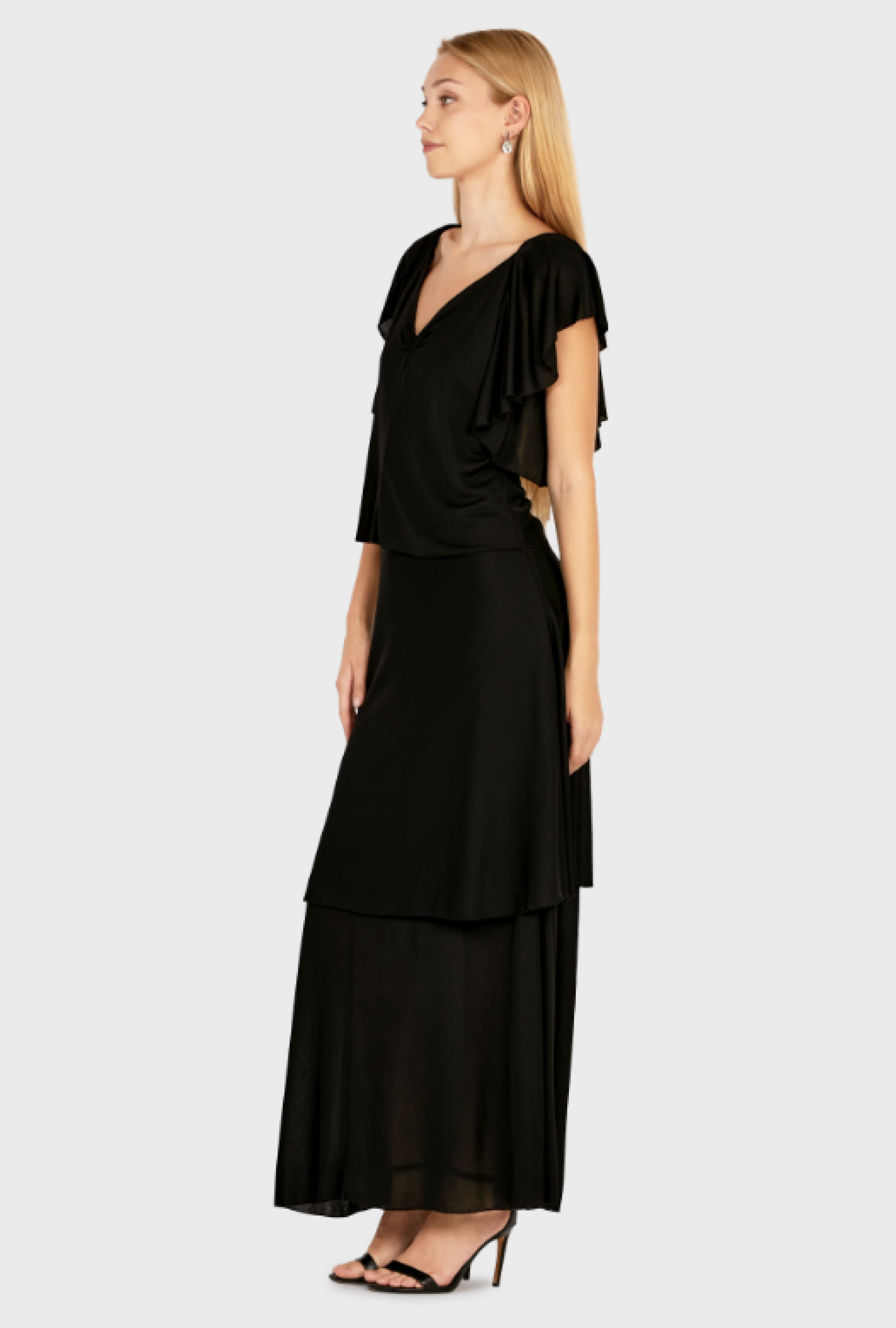 Robe Dos Nu à Volant